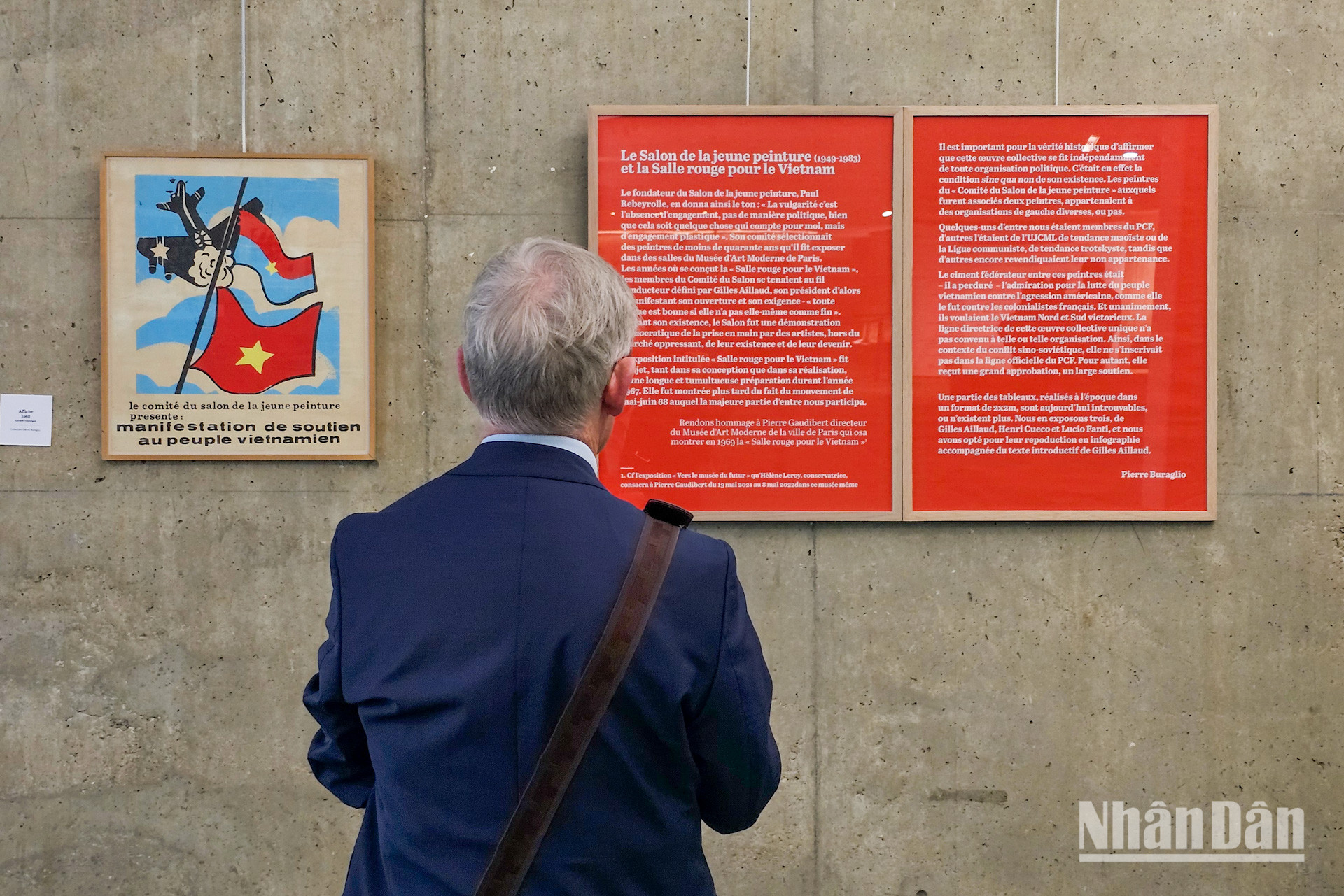 Sử dụng ngôn ngữ nghệ thuật để phản đối chiến tranh thu hút sự tham gia của nhiều nghệ sĩ đến từ các khuynh hướng cánh tả khác nhau hoặc không thuộc tổ chức nào. (Ảnh: MINH DUY) Sử dụng ngôn ngữ nghệ thuật để phản đối chiến tranh thu hút sự tham gia của nhiều nghệ sĩ đến từ các khuynh hướng cánh tả khác nhau hoặc không thuộc tổ chức nào. (Ảnh: MINH DUY)