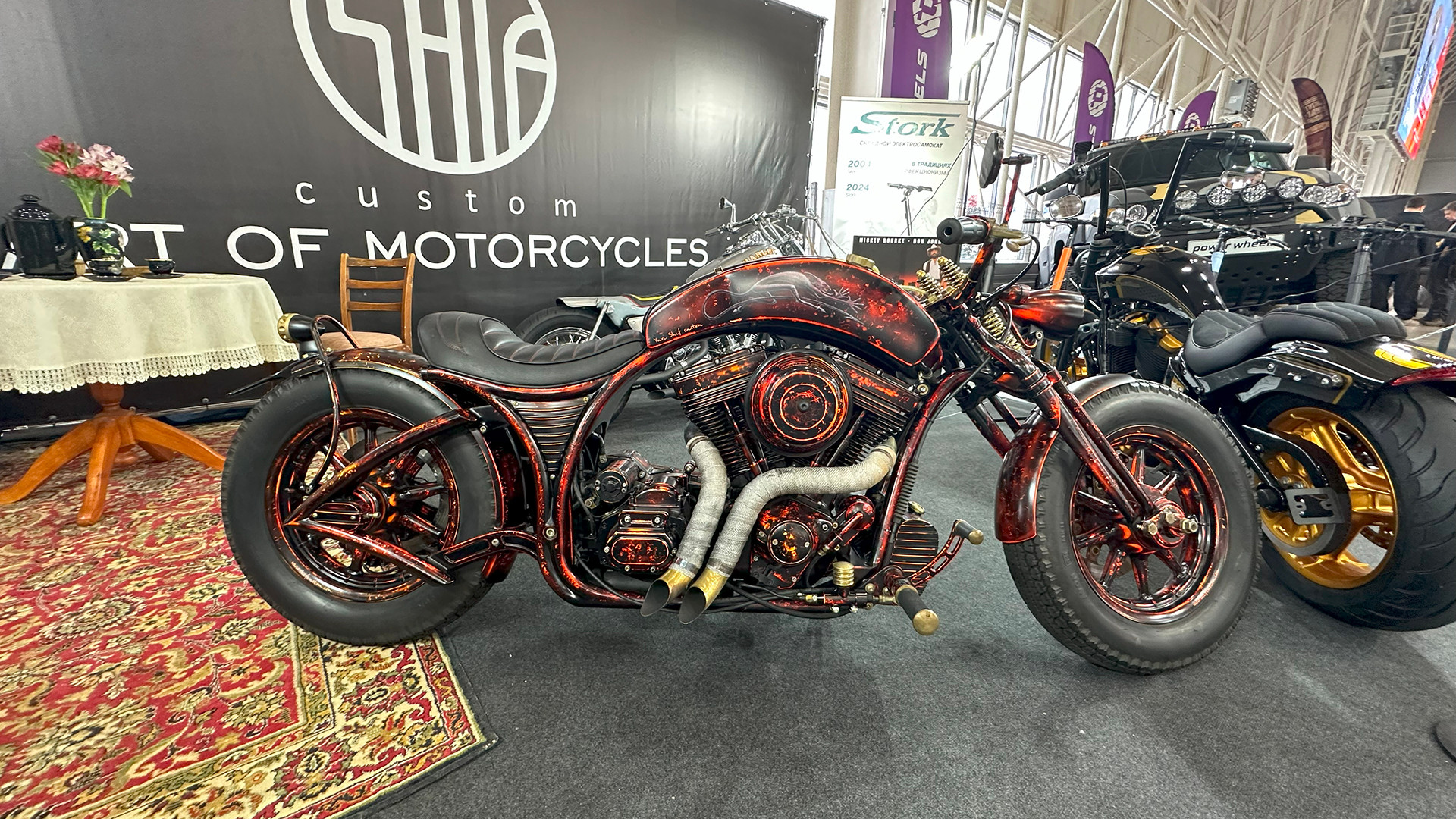 Khu vực triển lãm các xe "độ" thu hút nhiều khách tham quan bởi sự sự sáng tạo và đầy chất nghệ thuật của những người chơi xe chuyên nghiệp. Hằng năm, Triển lãm thu hút sự tham dự của hàng trăm các loại xe độc lạ này.