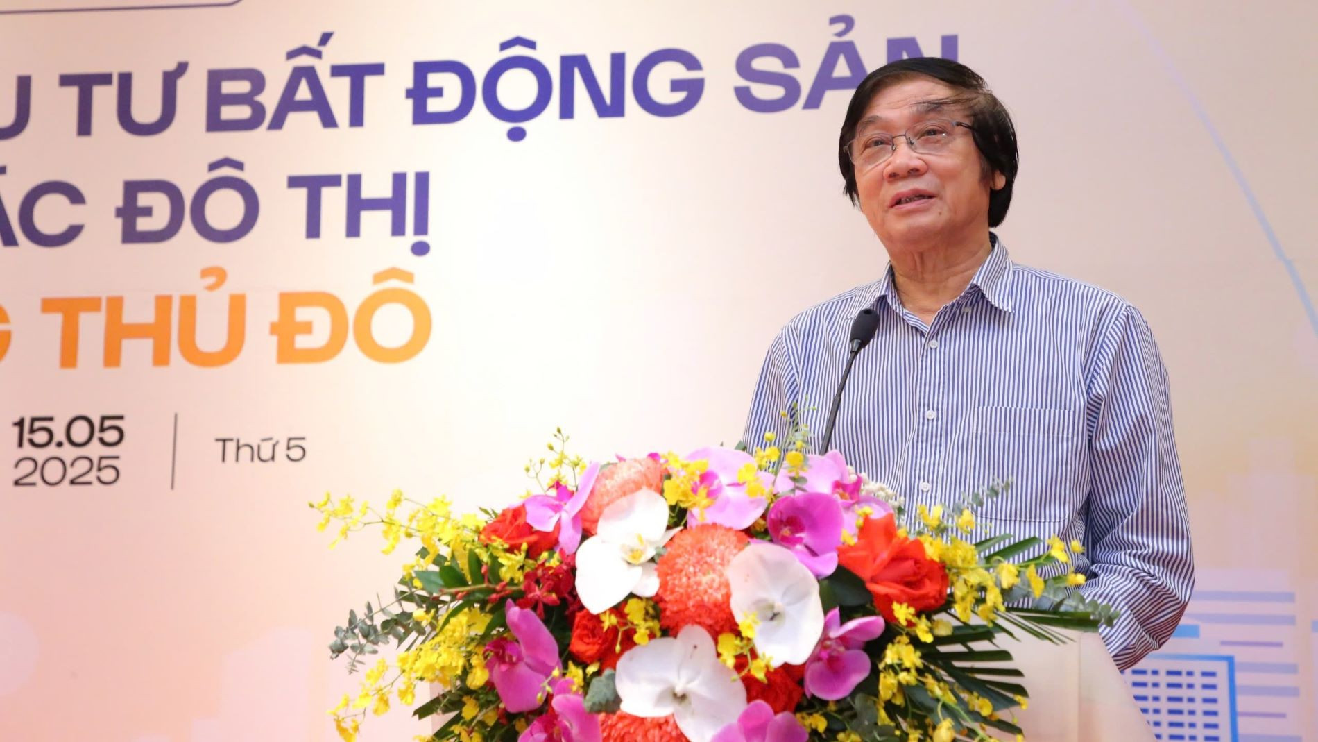 Kiến trúc sư Trần Ngọc Chính, Chủ tịch Hội Quy hoạch phát triển đô thị Việt Nam. (Ảnh: TÙNG DƯƠNG)