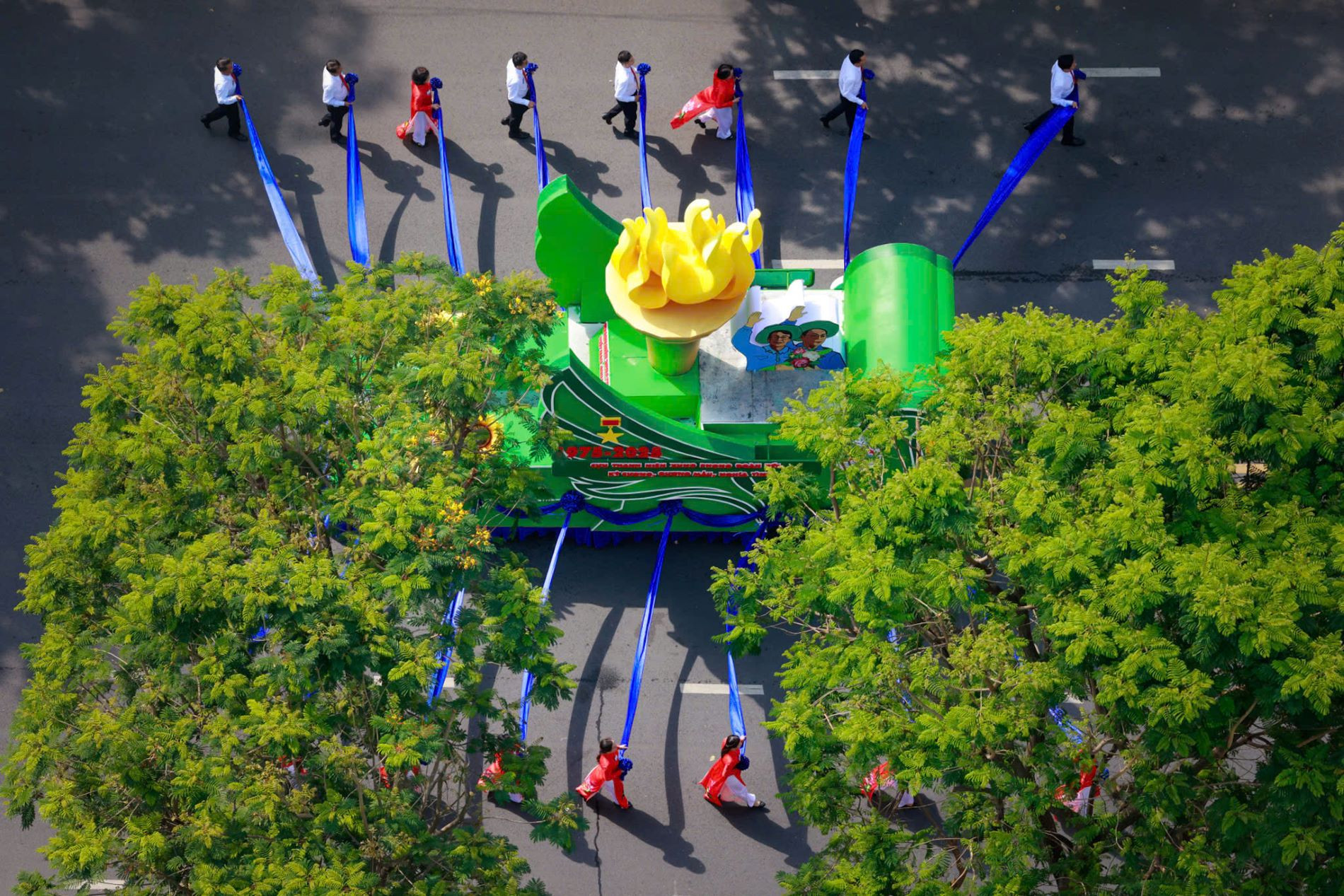 [Ảnh] Mãn nhãn với hình ảnh các khối diễu binh, diễu hành nhìn từ trên cao ảnh 13