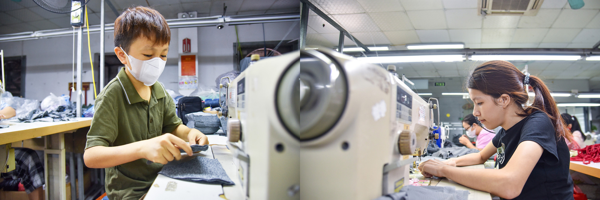 Đôi vợ chồng cần mẫn làm việc và hướng tới một tương lai tốt hơn.