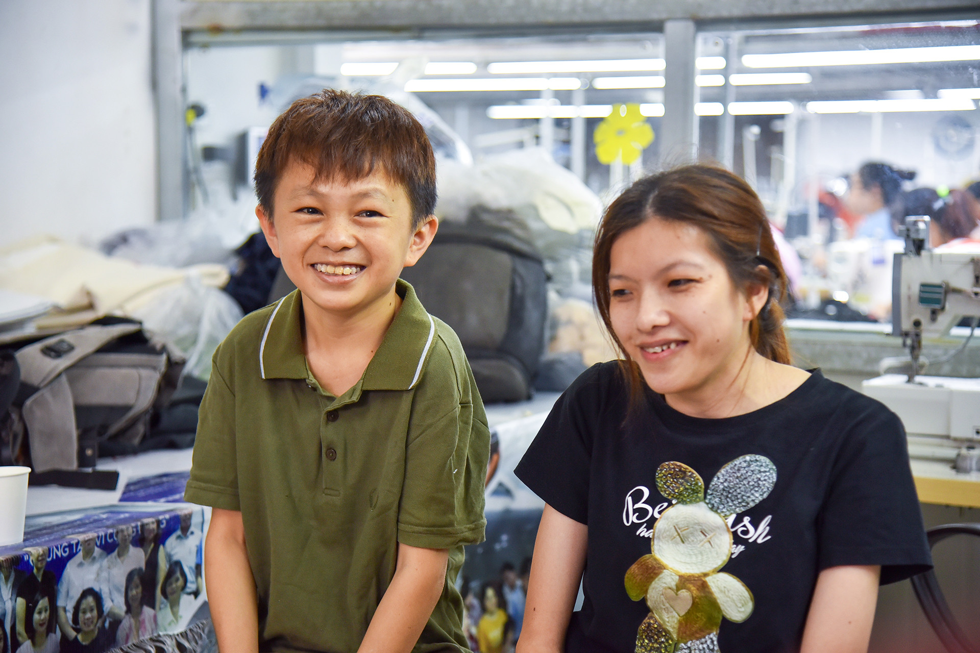 Nụ cười "dễ thương" của anh Kiên là điều khiến chị Bạch bị "đốn tim".