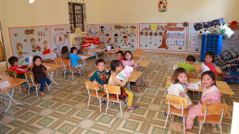 Để có được những điểm trường tương đối ổn định là sự nỗ lực rất lớn.