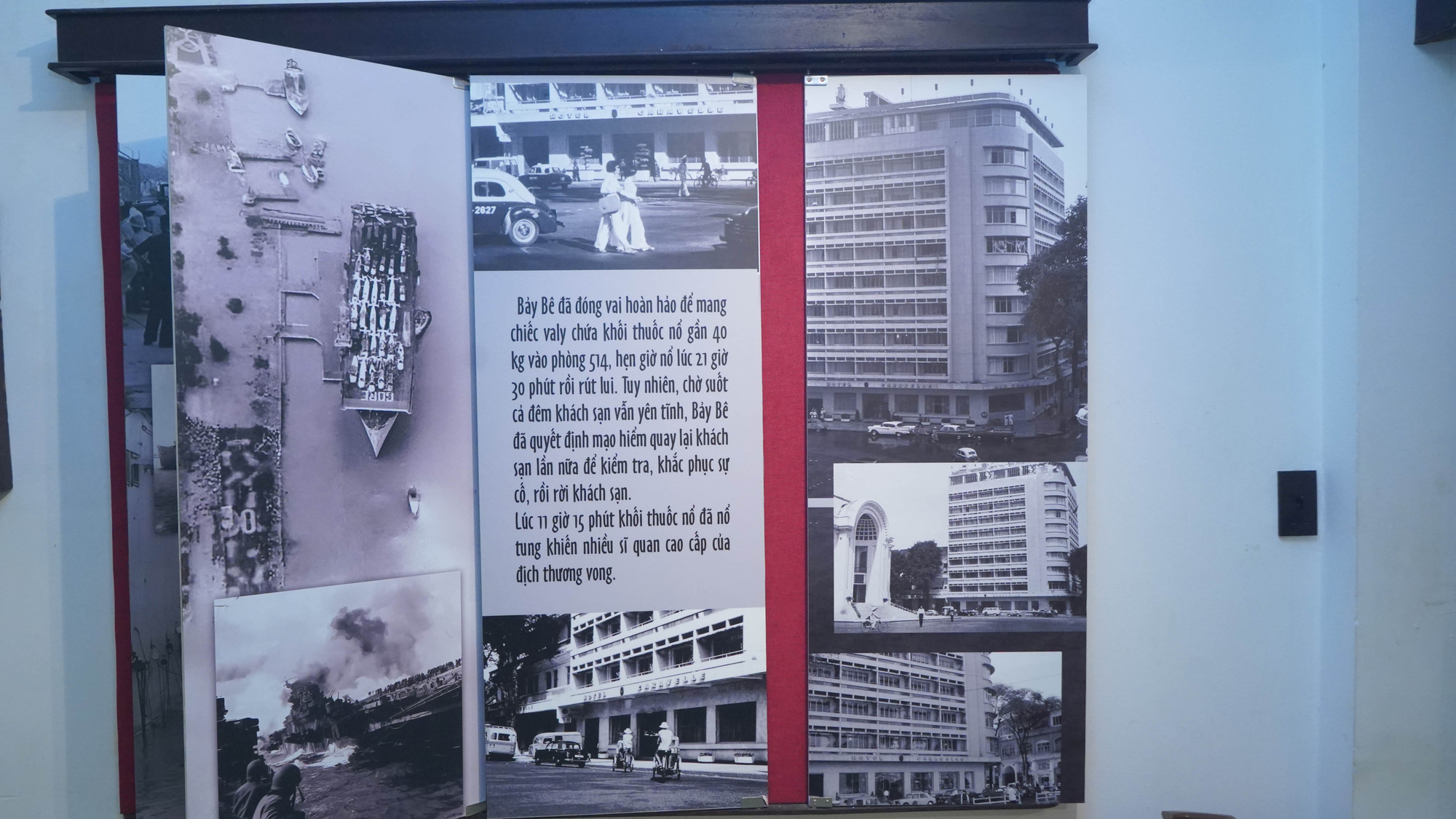 Hình ảnh những mũi tấn công của lực lượng biệt động nội thành Sài Gòn nhắm vào 5 mục tiêu trọng yếu của địch.