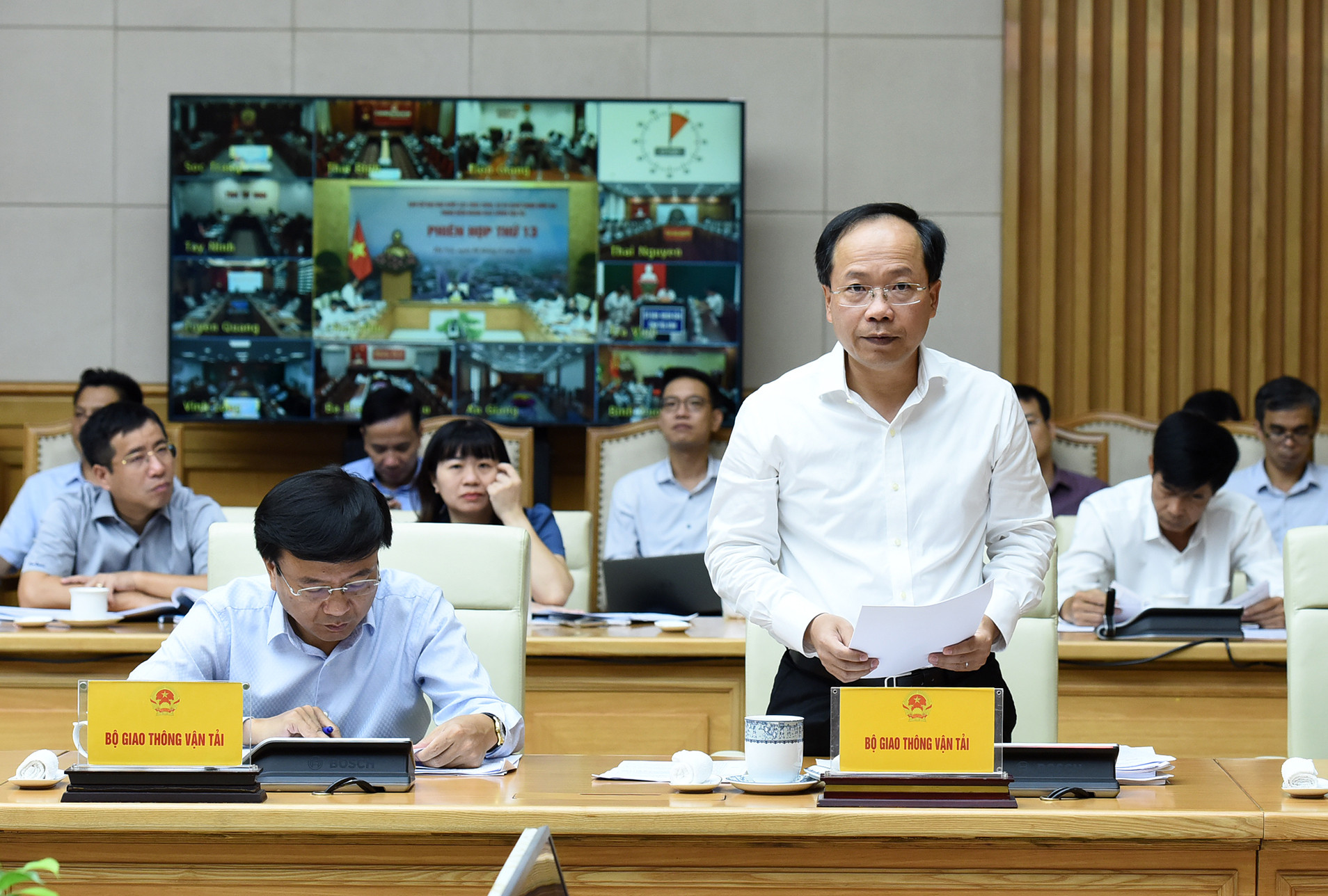 Đại diện Bộ Giao thông vận tải phát biểu tại hội nghị.