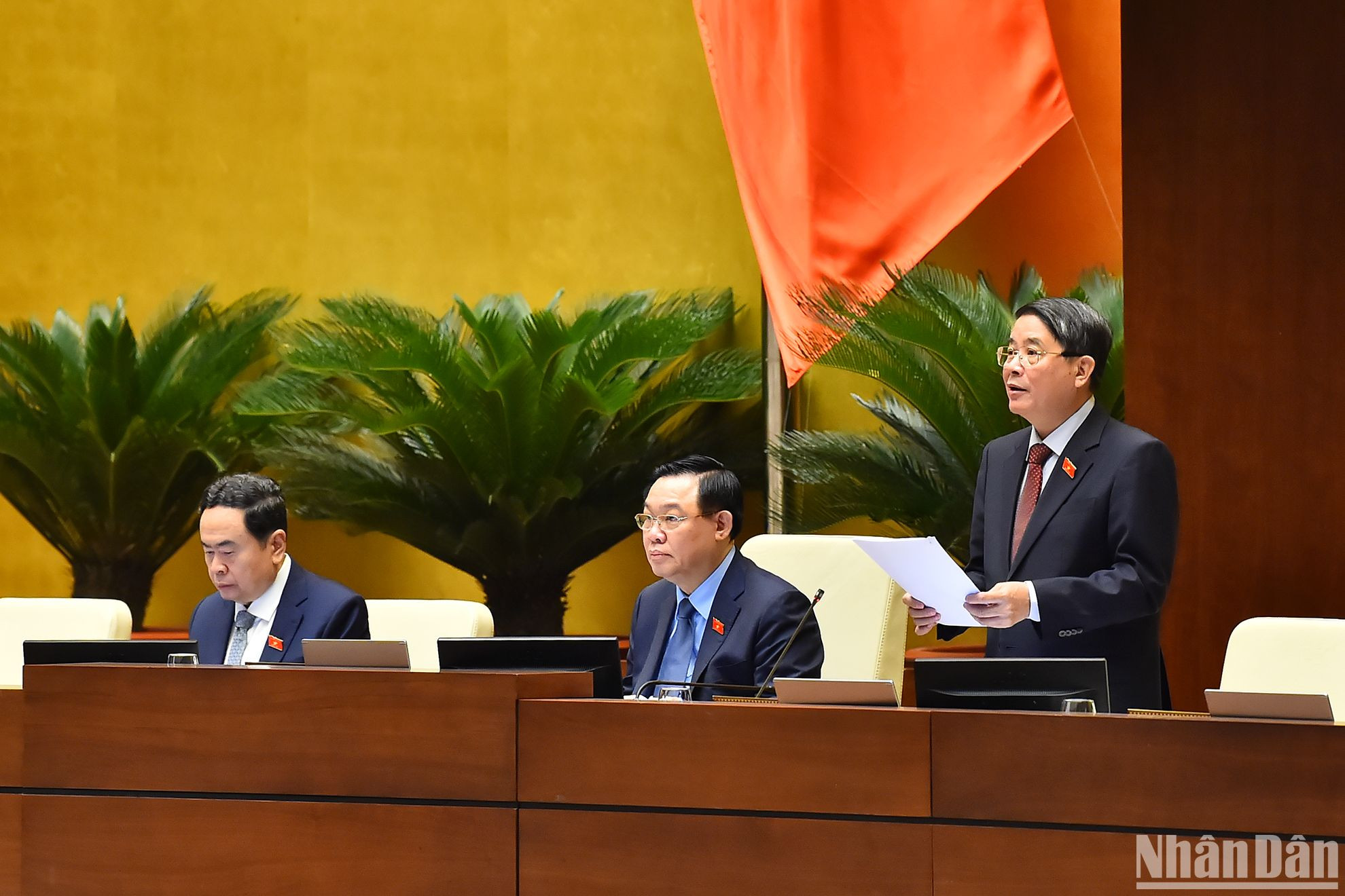 Phó Chủ tịch Quốc hội Nguyễn Đức Hải điều hành phiên thảo luận sáng 24/5. Phó Chủ tịch Quốc hội Nguyễn Đức Hải điều hành phiên thảo luận sáng 24/5.