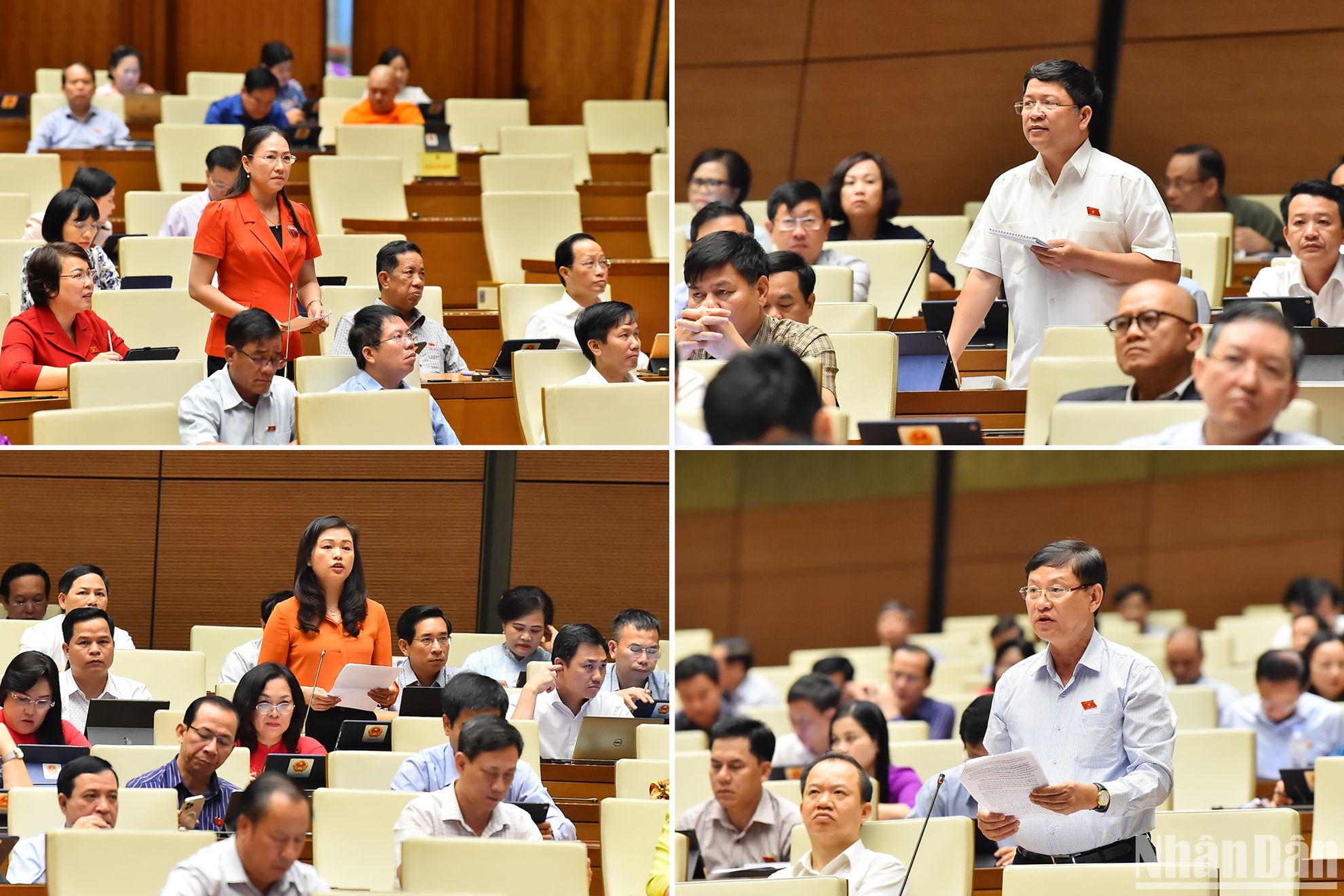 Tiếp sau đó, trong phần lớn thời gian của hai phiên làm việc, các đại biểu Quốc hội tiến hành thảo luận, tranh luận một số ý kiến còn khác nhau về Dự án Luật Đấu thầu (sửa đổi) và Dự án Luật Phòng thủ dân sự. Tiếp sau đó, trong phần lớn thời gian của hai phiên làm việc, các đại biểu Quốc hội tiến hành thảo luận, tranh luận một số ý kiến còn khác nhau về Dự án Luật Đấu thầu (sửa đổi) và Dự án Luật Phòng thủ dân sự.