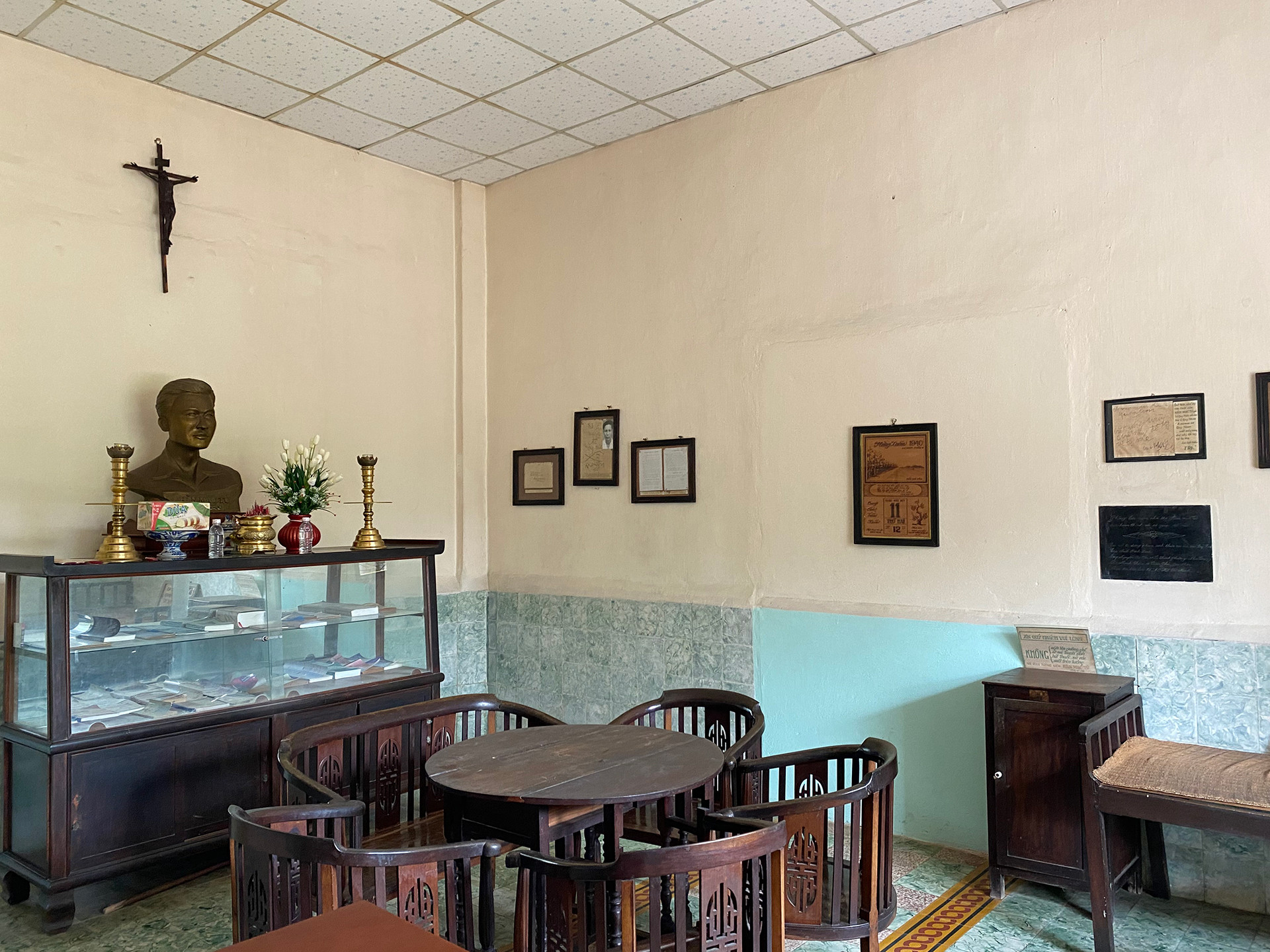 Phòng lưu niệm nhà thơ Hàn Mặc Tử tại Trại phong Quy Hòa, thành phố Quy Nhơn, tỉnh Bình Định.