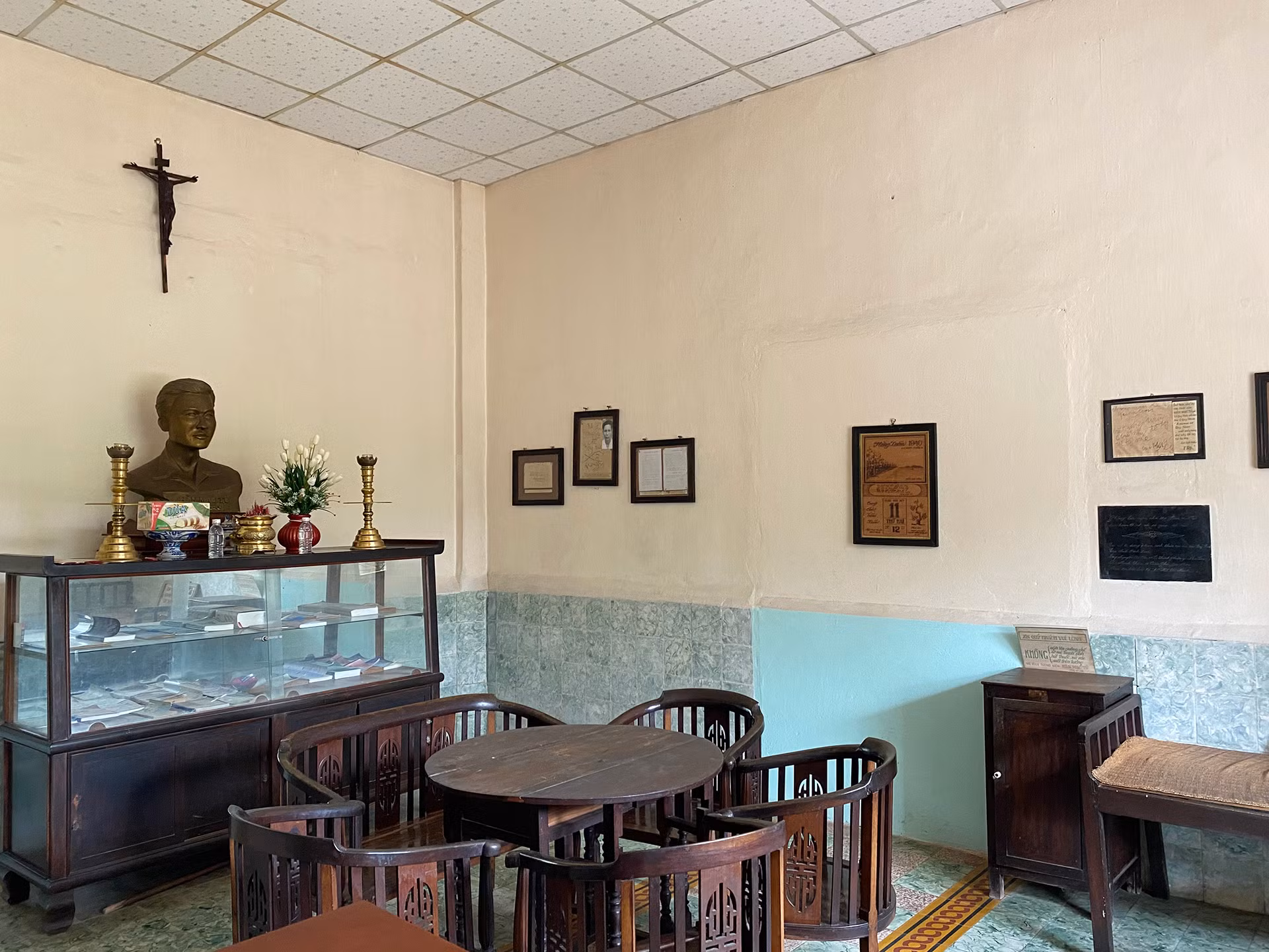 Phòng lưu niệm nhà thơ Hàn Mặc Tử tại Trại phong Quy Hòa, thành phố Quy Nhơn, tỉnh Bình Định.