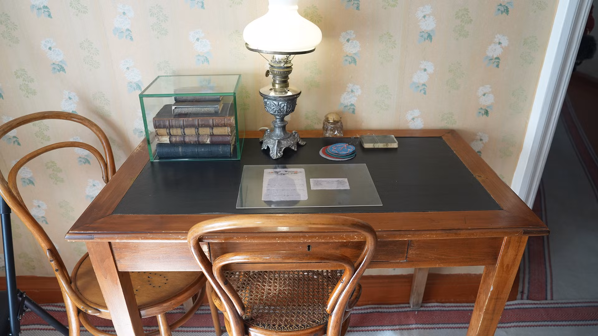 Sách khoa học và thiết bị thí nghiệm luôn gắn liền với mỗi thành viên trong gia đình Ulyanov.