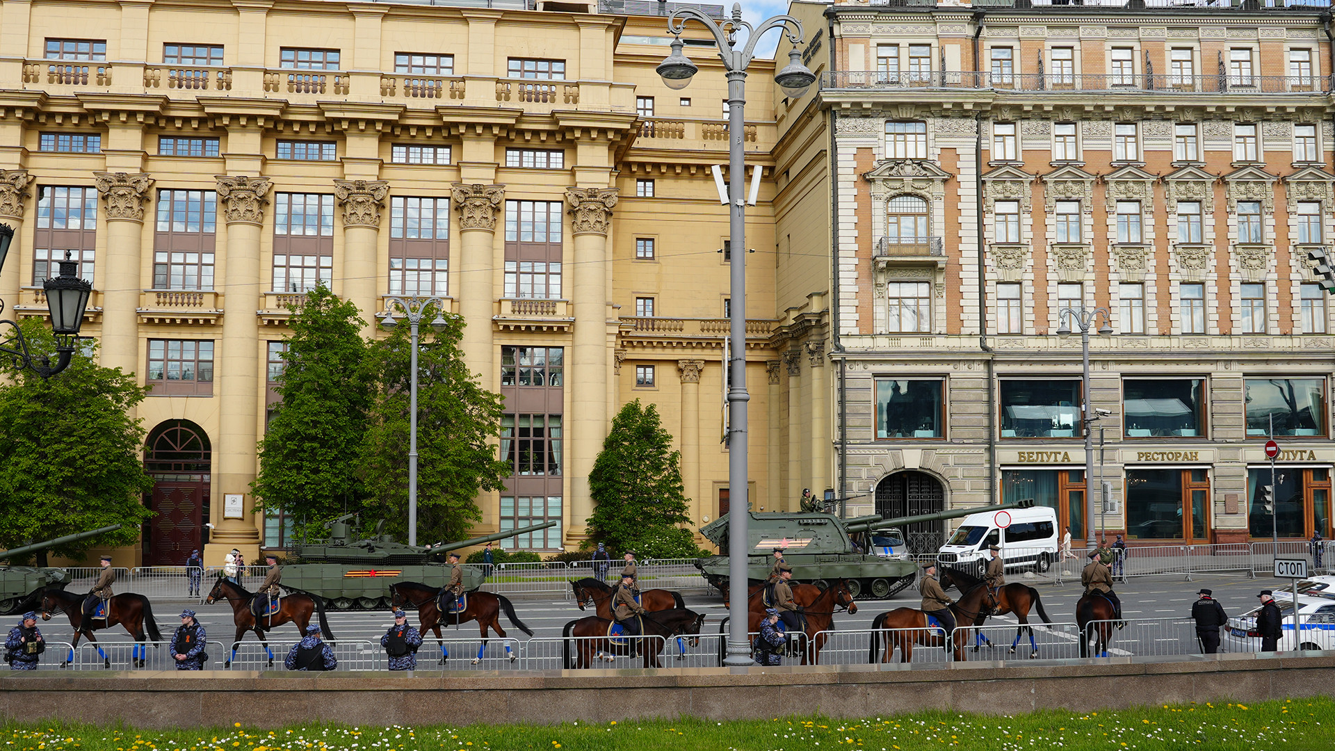 Đội kỵ binh của Nga.