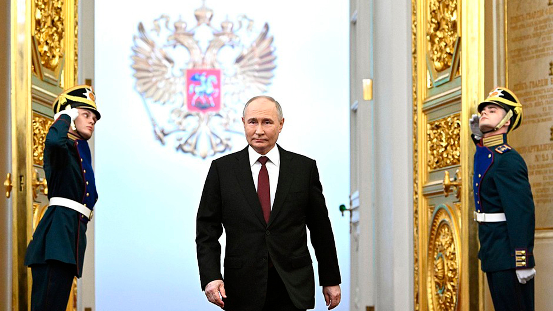 Ông Putin nhậm chức Tổng thống Nga lần thứ năm. (Ảnh: KREMLIN.RU)