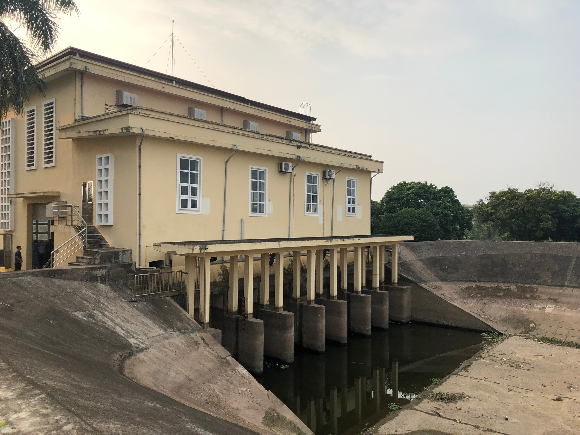 Trạm bơm Hữu Bị xã Mỹ Phúc, huyện Mỹ Lộc (Nam Định).