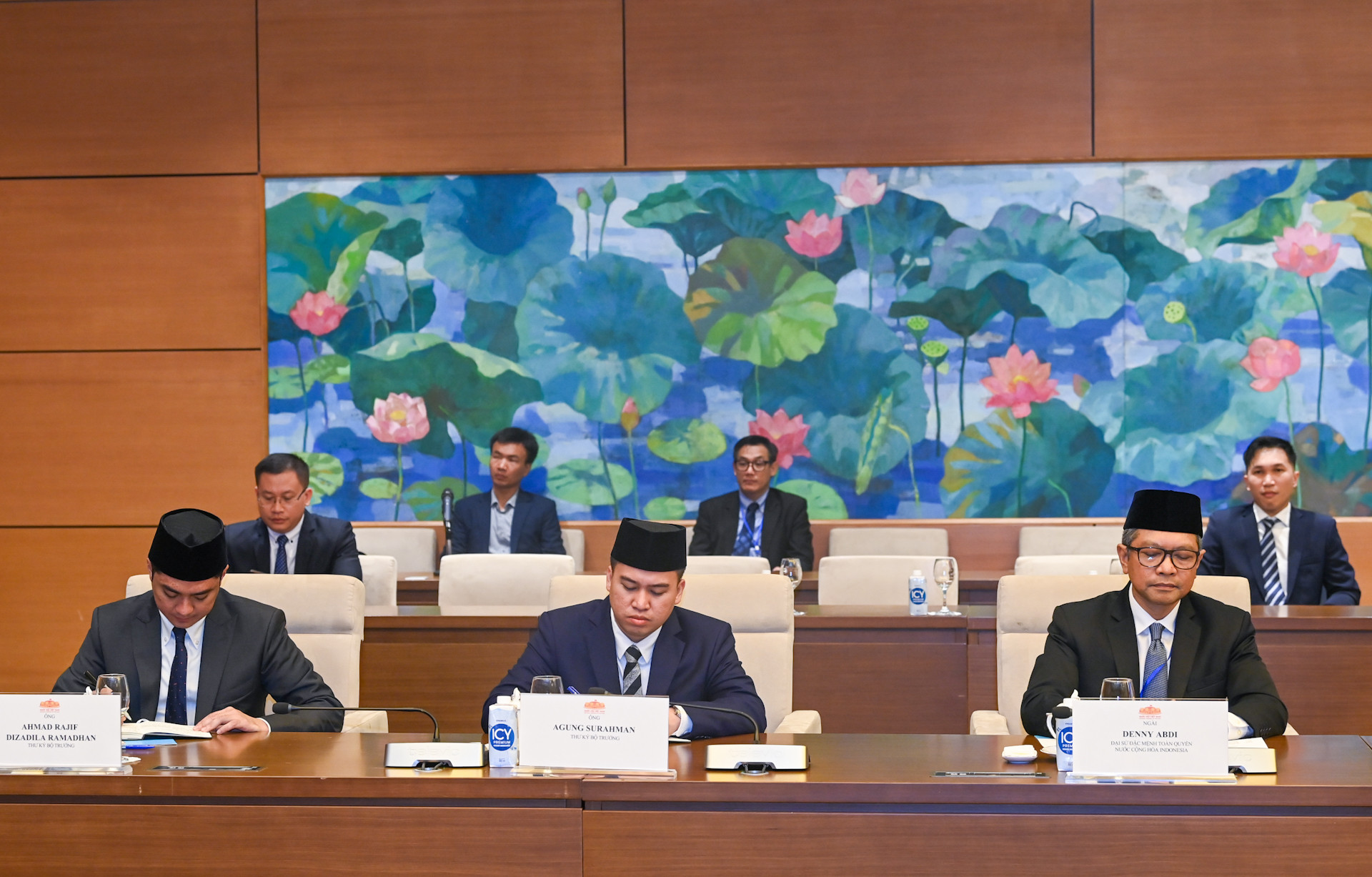 [Ảnh] Chủ tịch Quốc hội Trần Thanh Mẫn tiếp Tổng thống đắc cử Indonesia Prabowo Subianto ảnh 7