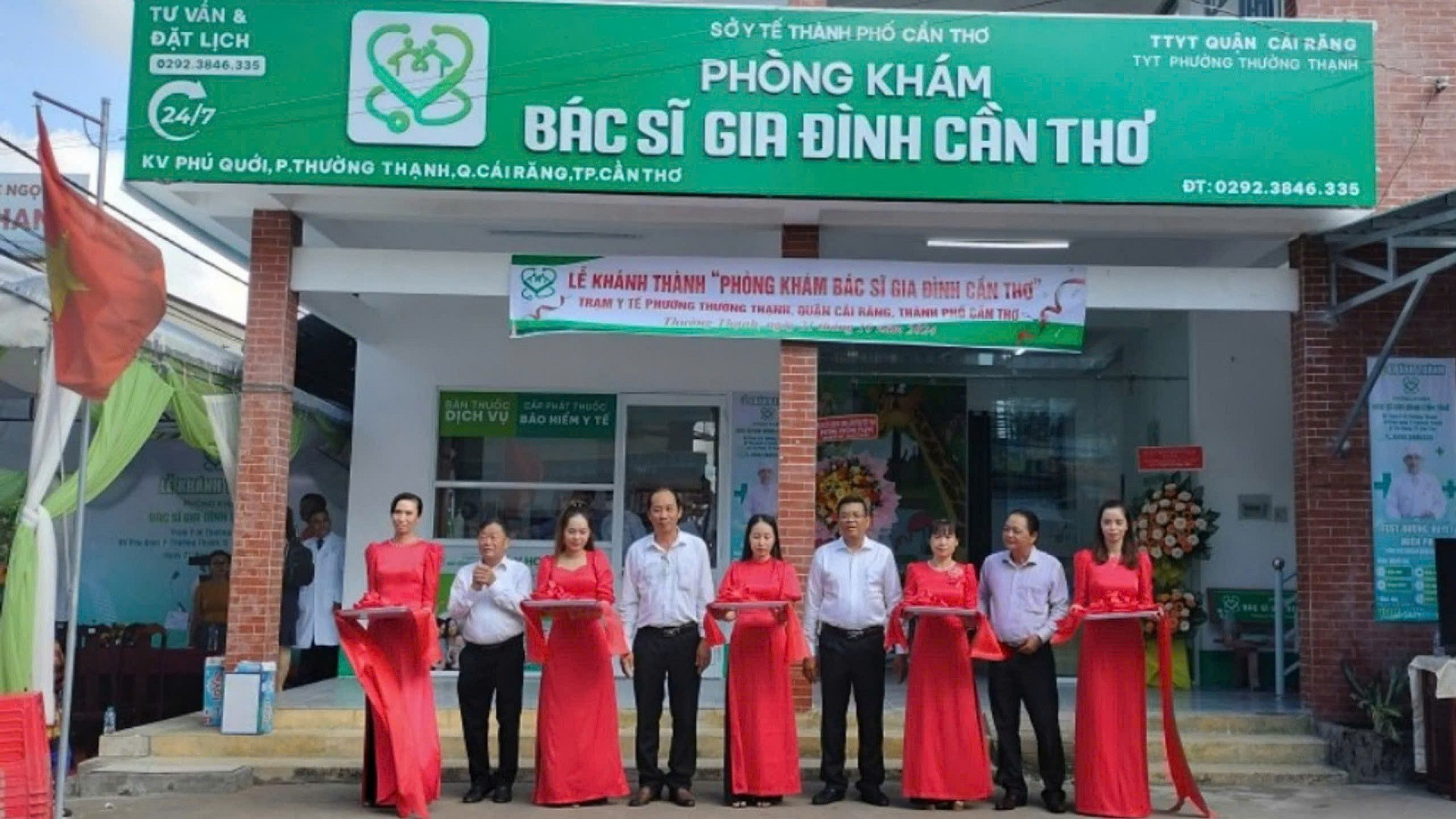 Khánh thành phòng khám bác sĩ gia đình tại phường Thường Thạnh, quận Cái Răng, Cần Thơ.