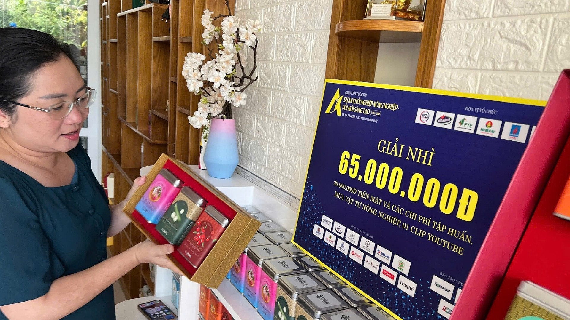 Dự án của dược sĩ Đoàn Thị Hồng Thắm đoạt giải cao tại nhiều cuộc thi khởi nghiệp.