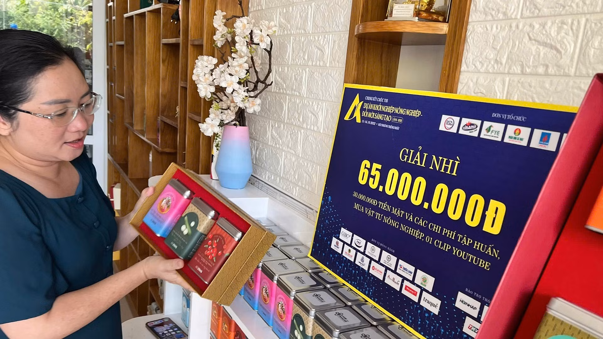 Dự án của dược sĩ Đoàn Thị Hồng Thắm đoạt giải cao tại nhiều cuộc thi khởi nghiệp.