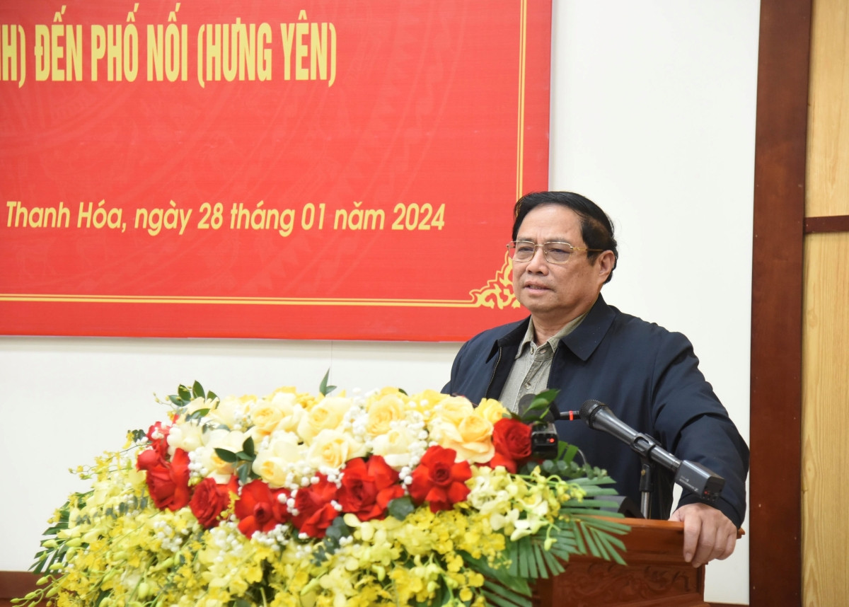 Thủ tướng Phạm Minh Chính kết luận hội nghị thúc đẩy tiến độ triển khai các dự án Đường dây 500 kV mạch 3 Quảng Trạch-Phố Nối.