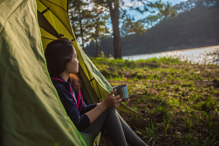 Cắm trại giữa thiên nhiên ở Đà Lạt là một trải nghiệm đầy thú vị (Ảnh: vietnamtourism)