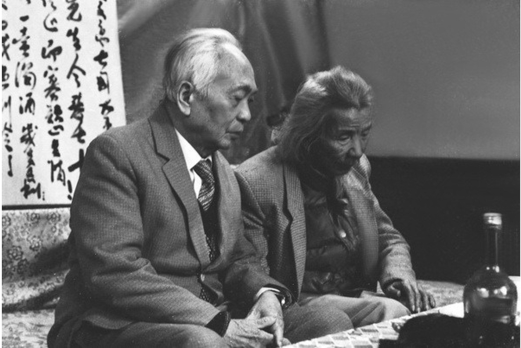 Đại tướng Võ Nguyên Giáp tới thăm nhạc sĩ Văn Cao Tết 1992.