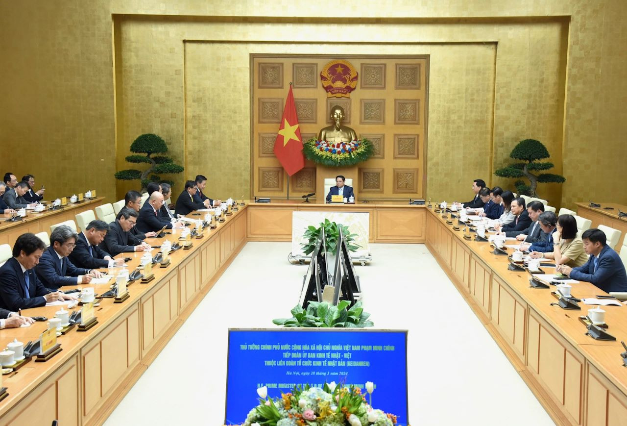 Quang cảnh buổi tiếp.