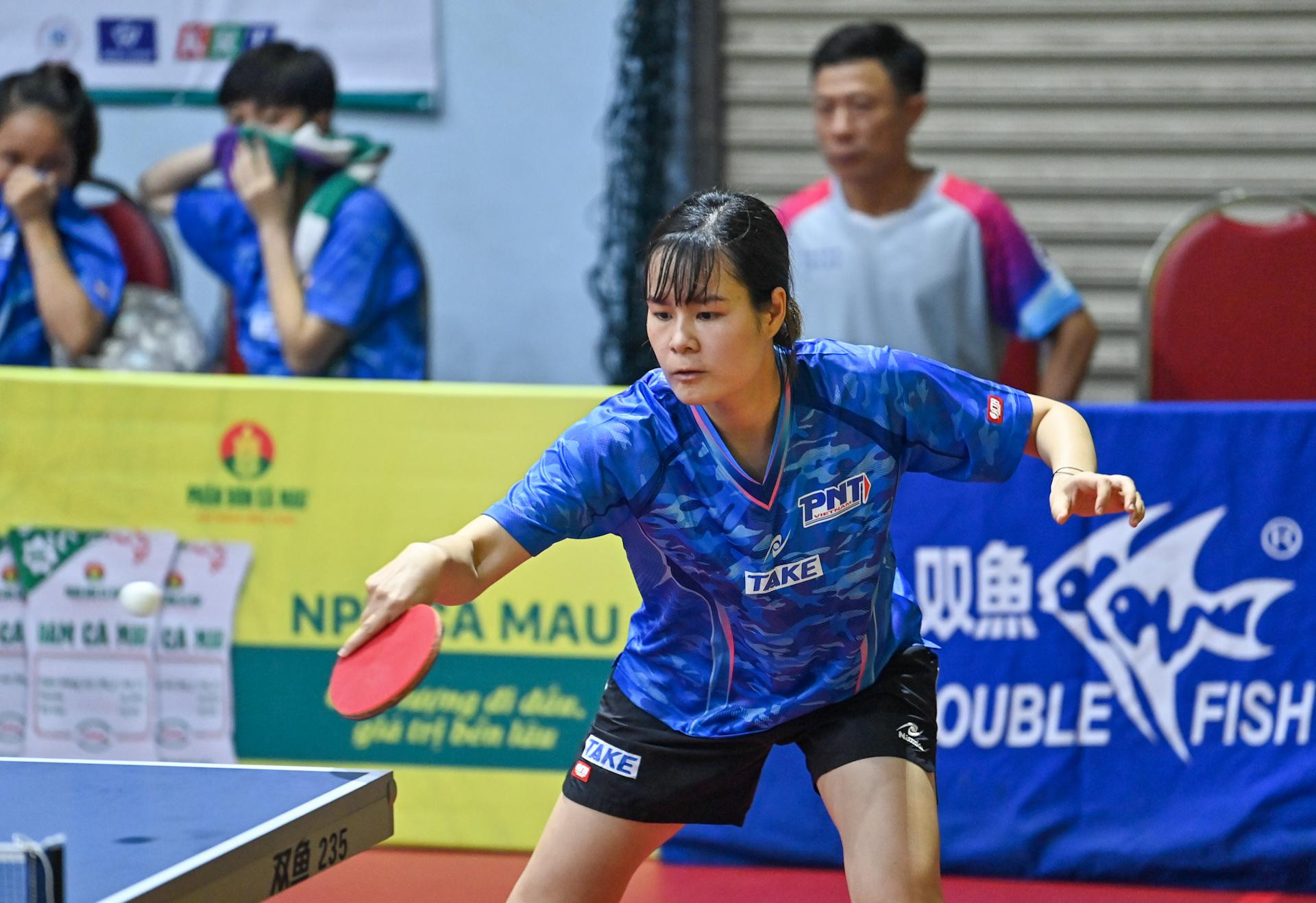 Bản lĩnh trong thi đấu, tay vợt 28 tuổi khẳng định vai trò là đầu tầu dẫn dắt các đàn em của đội Hà Nội tại giải năm nay.