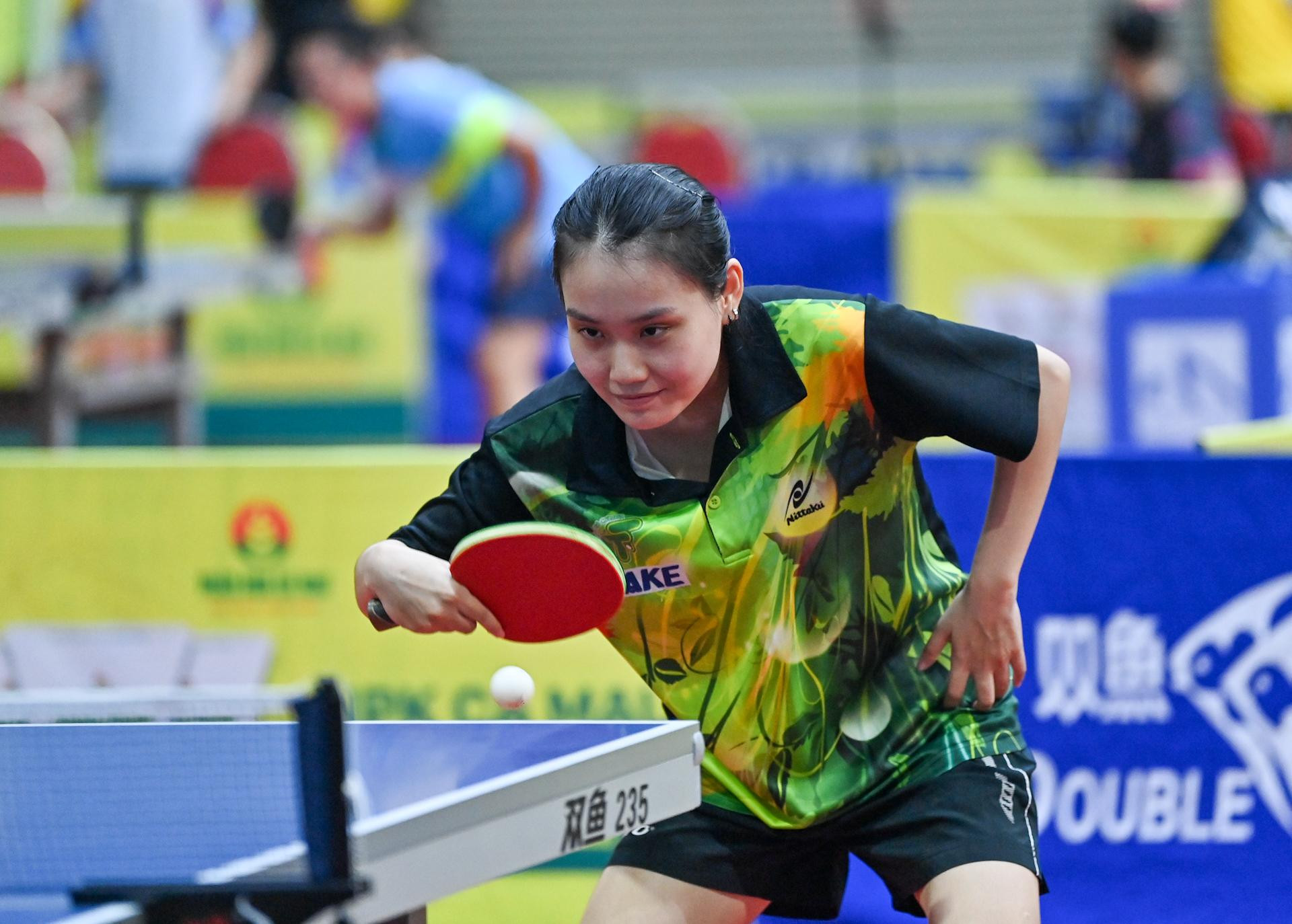 Vận động viên trẻ Nguyễn Lê Bảo Trân thi đấu ấn tượng, giành nhiều chiến thắng quan trọng cho đội TP Hồ Chí Minh.