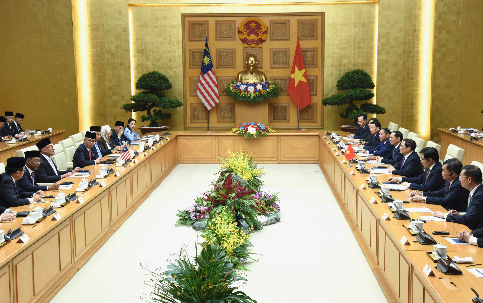 Quang cảnh buổi hội đàm.