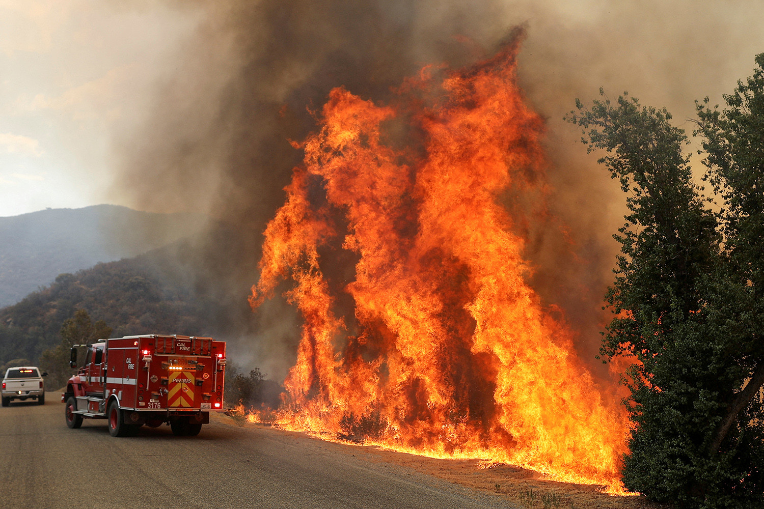 Cháy rừng tại bang California, Mỹ, ngày 7/9/2022. (Ảnh: Reuters)