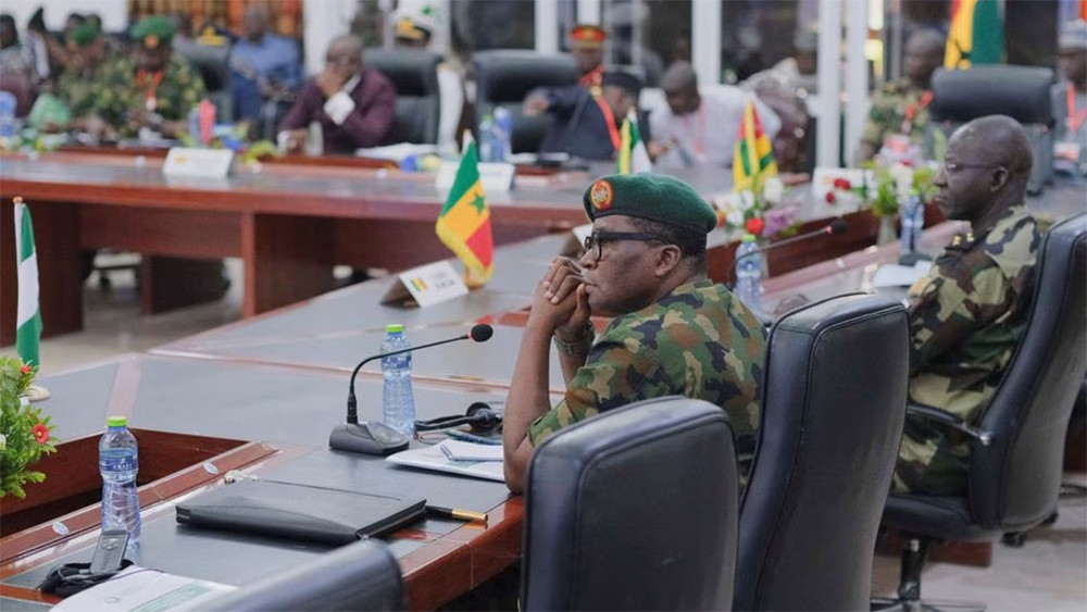 Quan chức quân đội các nước ECOWAS nhóm họp về tình hình Niger, tại Ghana, ngày 17/8/2023. (Ảnh: Reuters) Quan chức quân đội các nước ECOWAS nhóm họp về tình hình Niger, tại Ghana, ngày 17/8/2023. (Ảnh: Reuters)