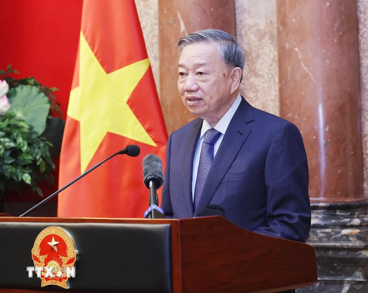 Tổng Bí thư, Chủ tịch nước Tô Lâm phát biểu.