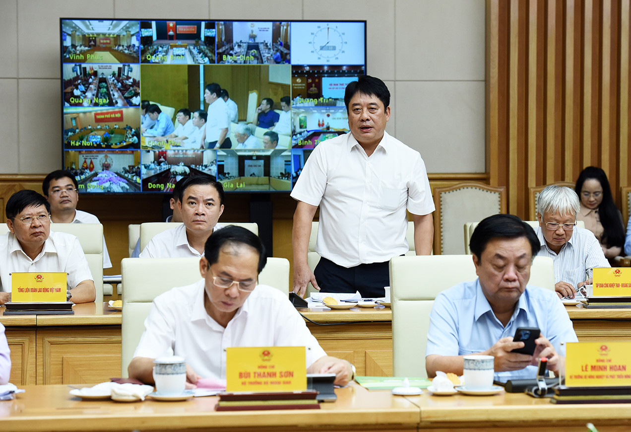 Tổng giám đốc Tập đoàn Điện lực Việt Nam Nguyễn Anh Tuấn phát biểu. Tổng giám đốc Tập đoàn Điện lực Việt Nam Nguyễn Anh Tuấn phát biểu.