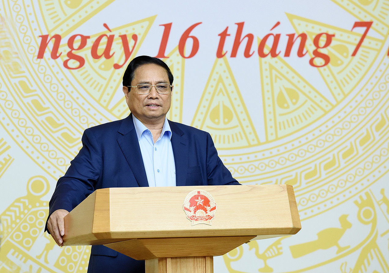 Thủ tướng Phạm Minh Chính phát biểu tại Hội nghị thúc đẩy đầu tư công năm 2024. Thủ tướng Phạm Minh Chính phát biểu tại Hội nghị thúc đẩy đầu tư công năm 2024.