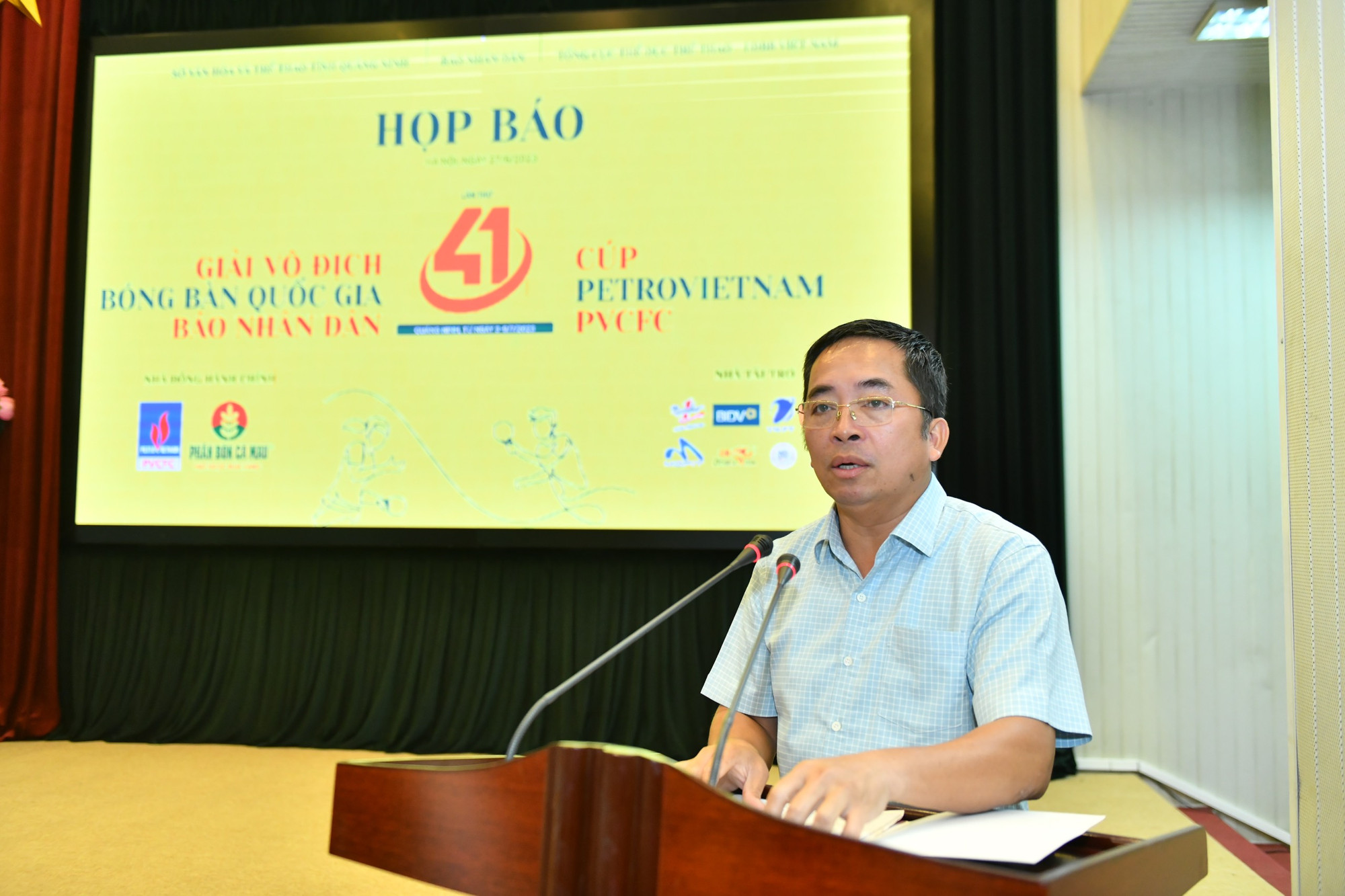 Phó Giám đốc Sở Văn hóa và Thể thao tỉnh Quảng Ninh Nguyễn Thanh Tùng chia sẻ công tác chuẩn bị của tỉnh Quảng Ninh.