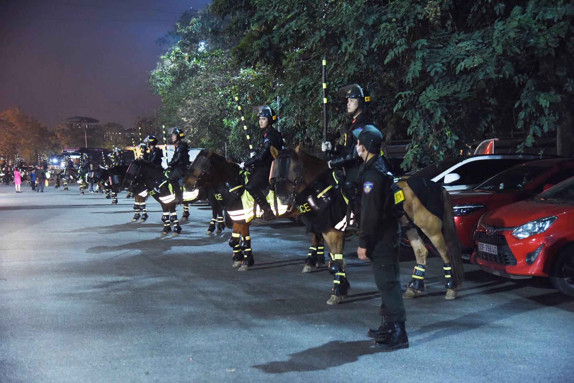 Lực lượng chức năng sẵn sàng với mọi tình huống.