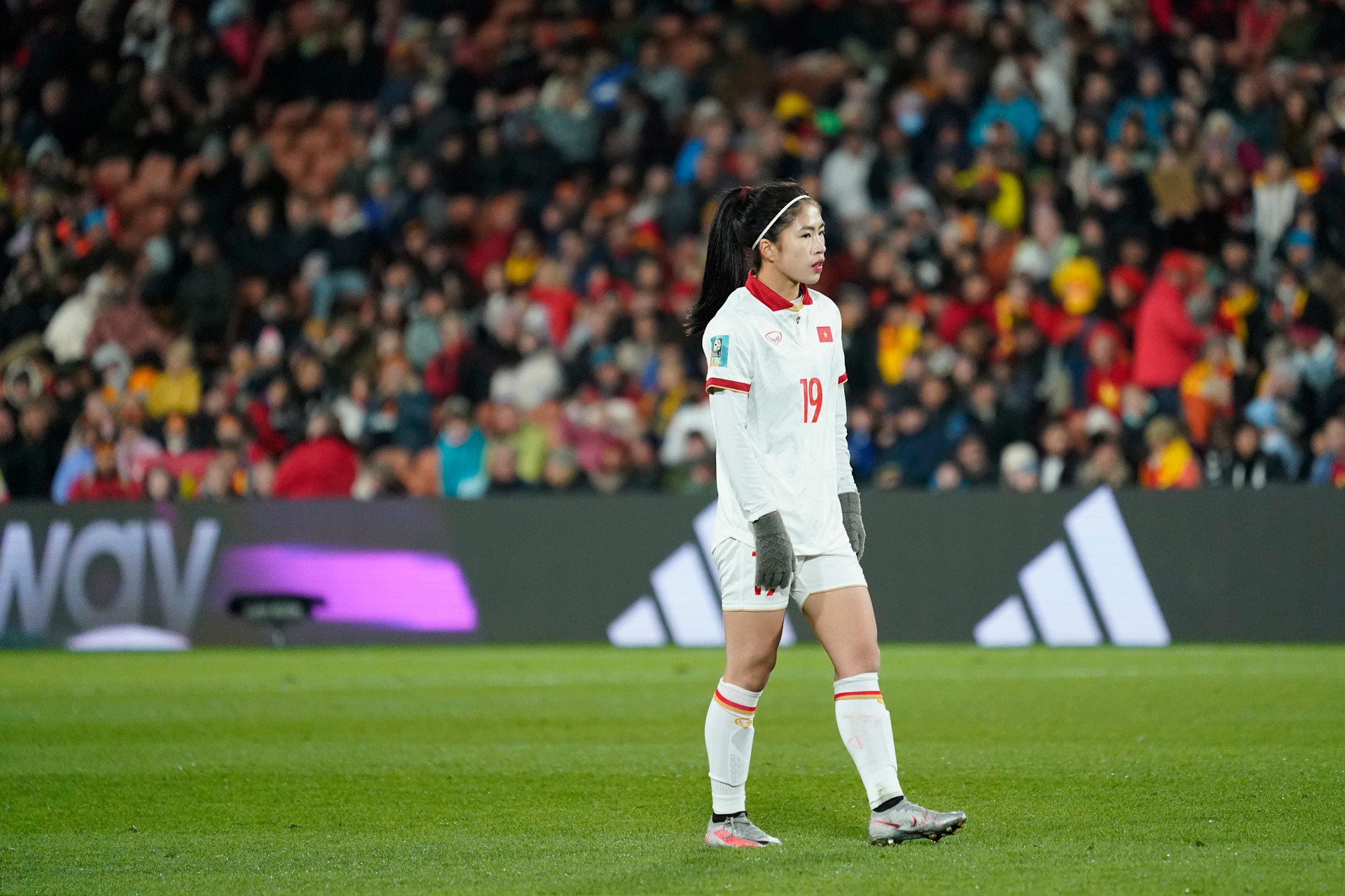 Thanh Nhã cùng hàng công đội tuyển Việt Nam gặp bế tắc.