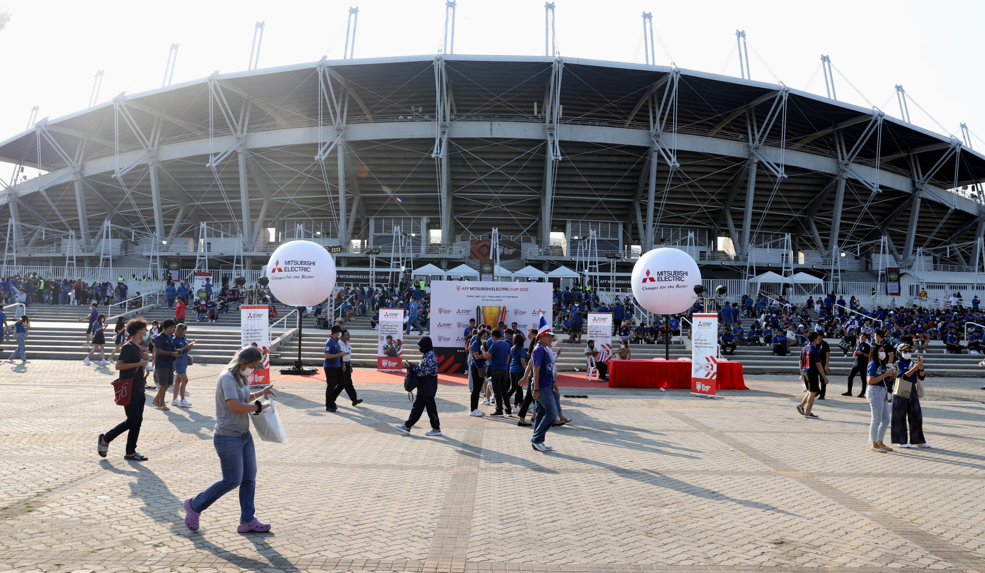 Sân vận động Thammasat, nơi diễn ra trận chung kết lượt về AFF Cup 2022.