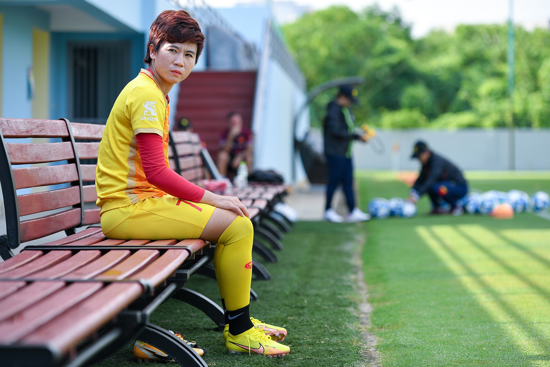 [Ảnh] Tuyển nữ Việt Nam nỗ lực tập luyện hướng tới World Cup ảnh 4