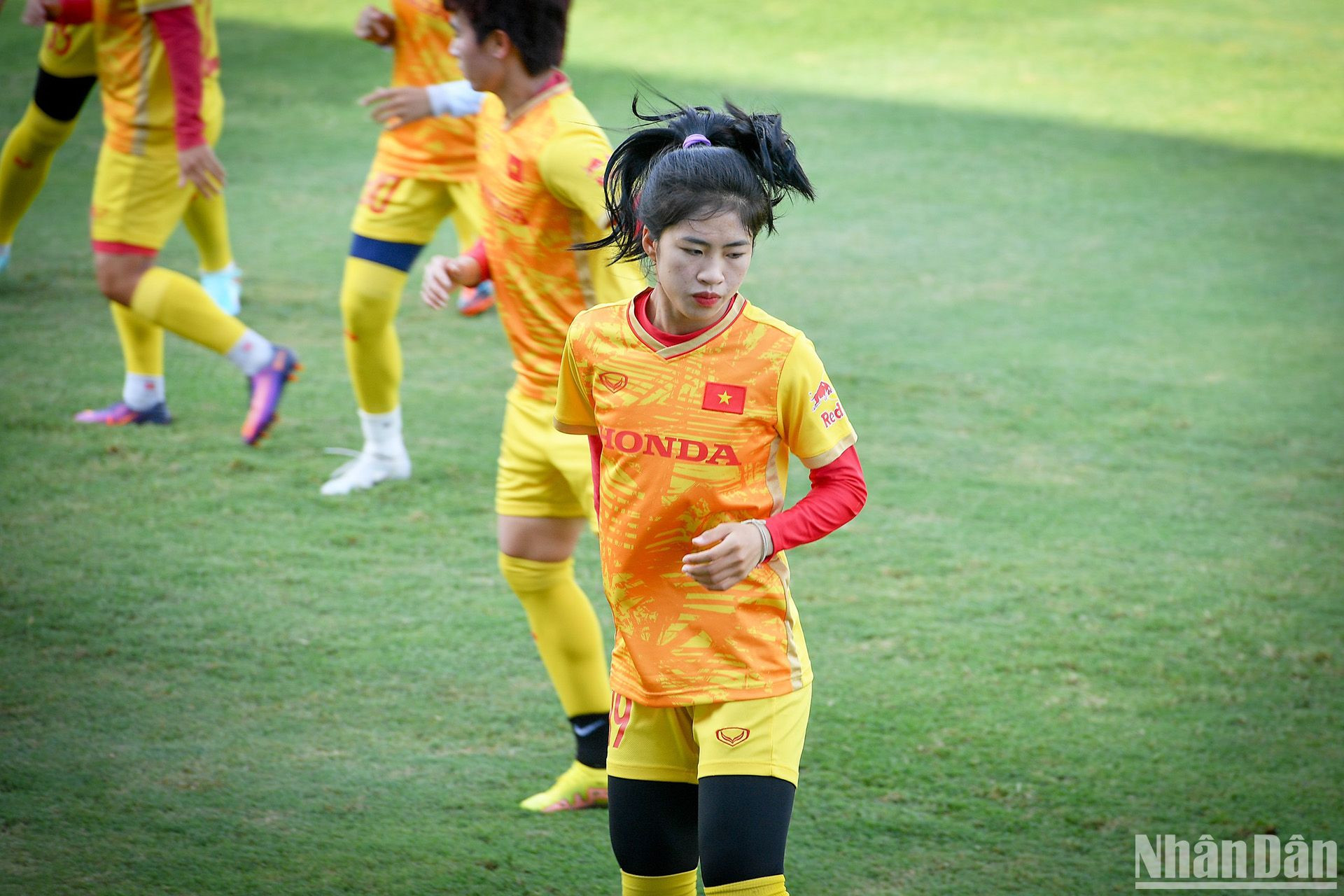 [Ảnh] Tuyển nữ Việt Nam nỗ lực tập luyện hướng tới World Cup ảnh 14