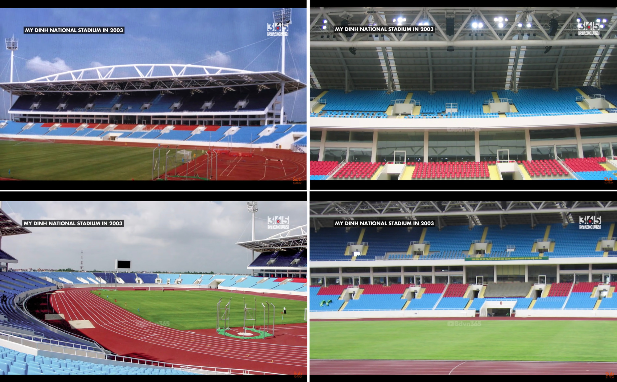 Hình ảnh sân Mỹ Đình khi mới khánh thành vào năm 2003. (Ảnh: 365Stadium)