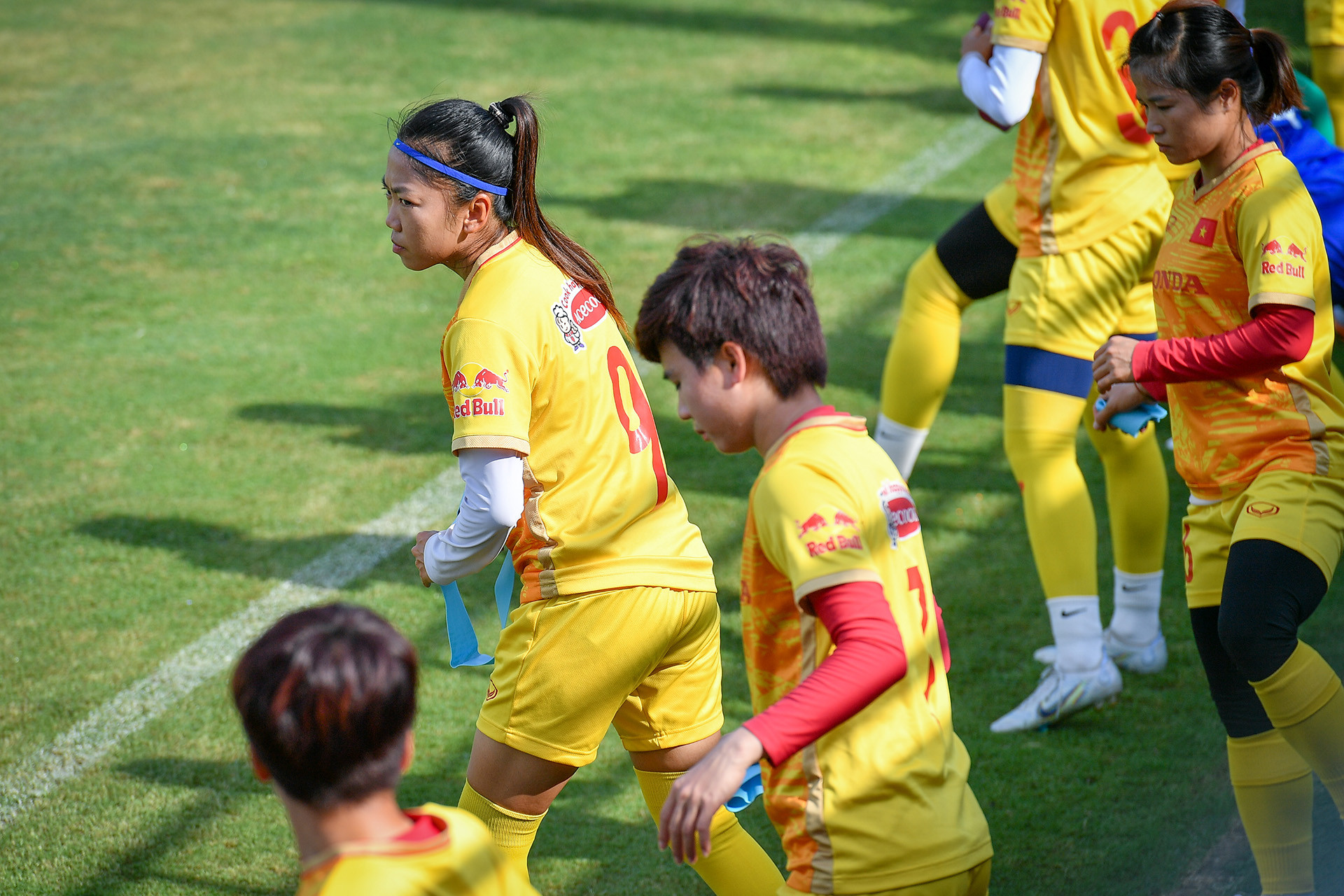 [Ảnh] Tuyển nữ Việt Nam nỗ lực tập luyện hướng tới World Cup ảnh 8