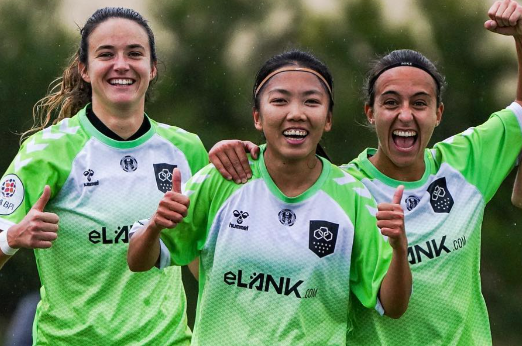 Huỳnh Như hòa hợp tốt cùng các đồng đội và thi đấu hiệu quả. (Ảnh: Lank FC)