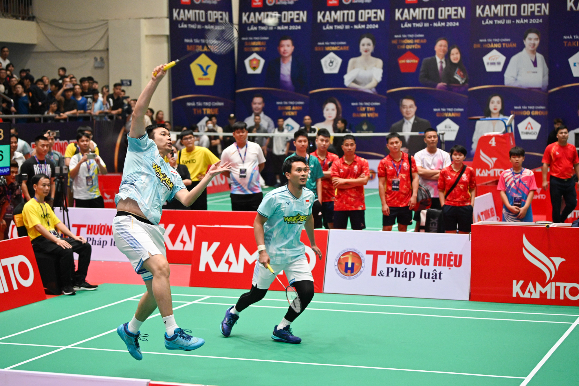 Đôi vận động viên Mohammad Ashan, Hendra Setiawan.