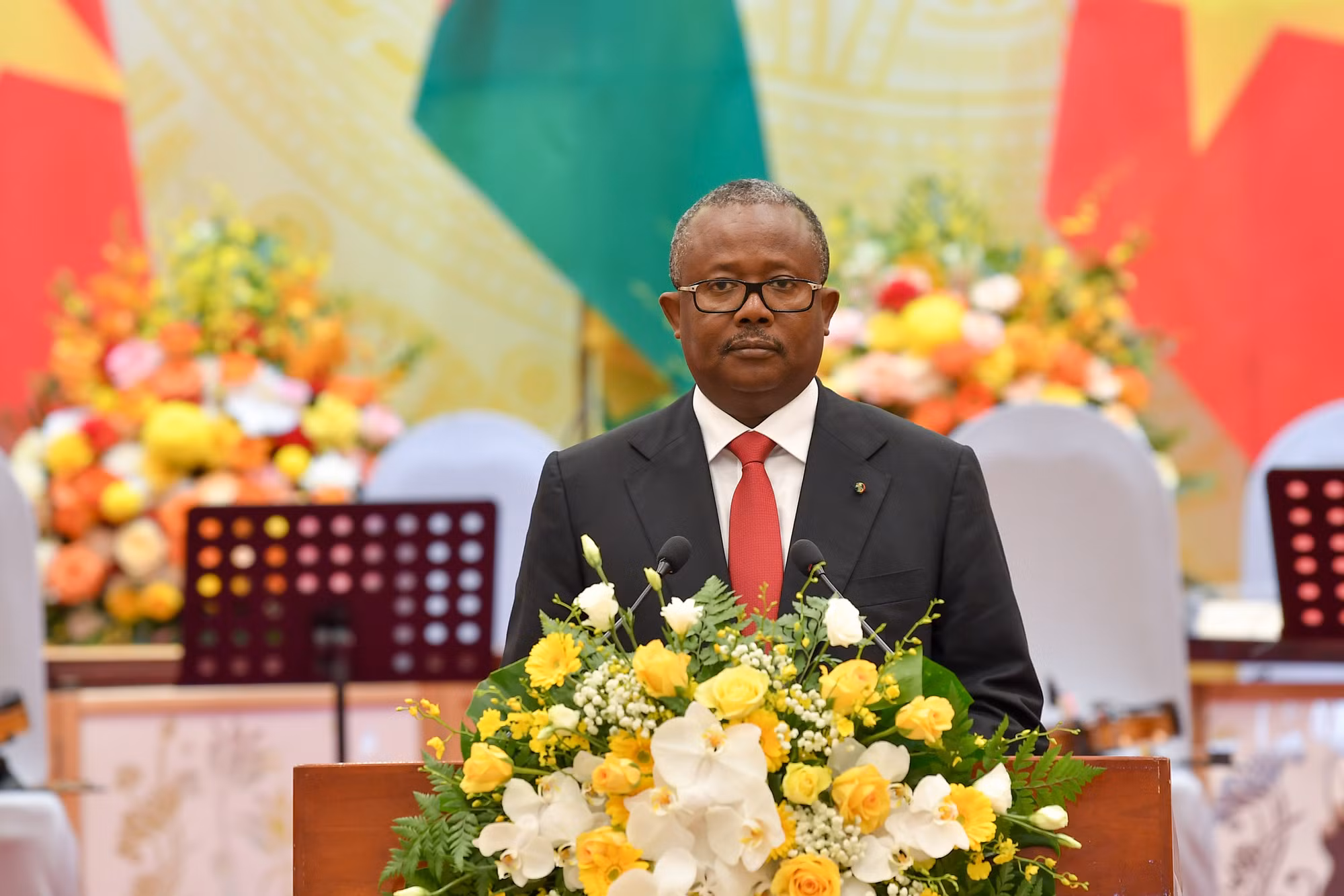 Tổng thống Cộng hòa Guinea-Bissau Umaro Sissoco Embaló phát biểu.