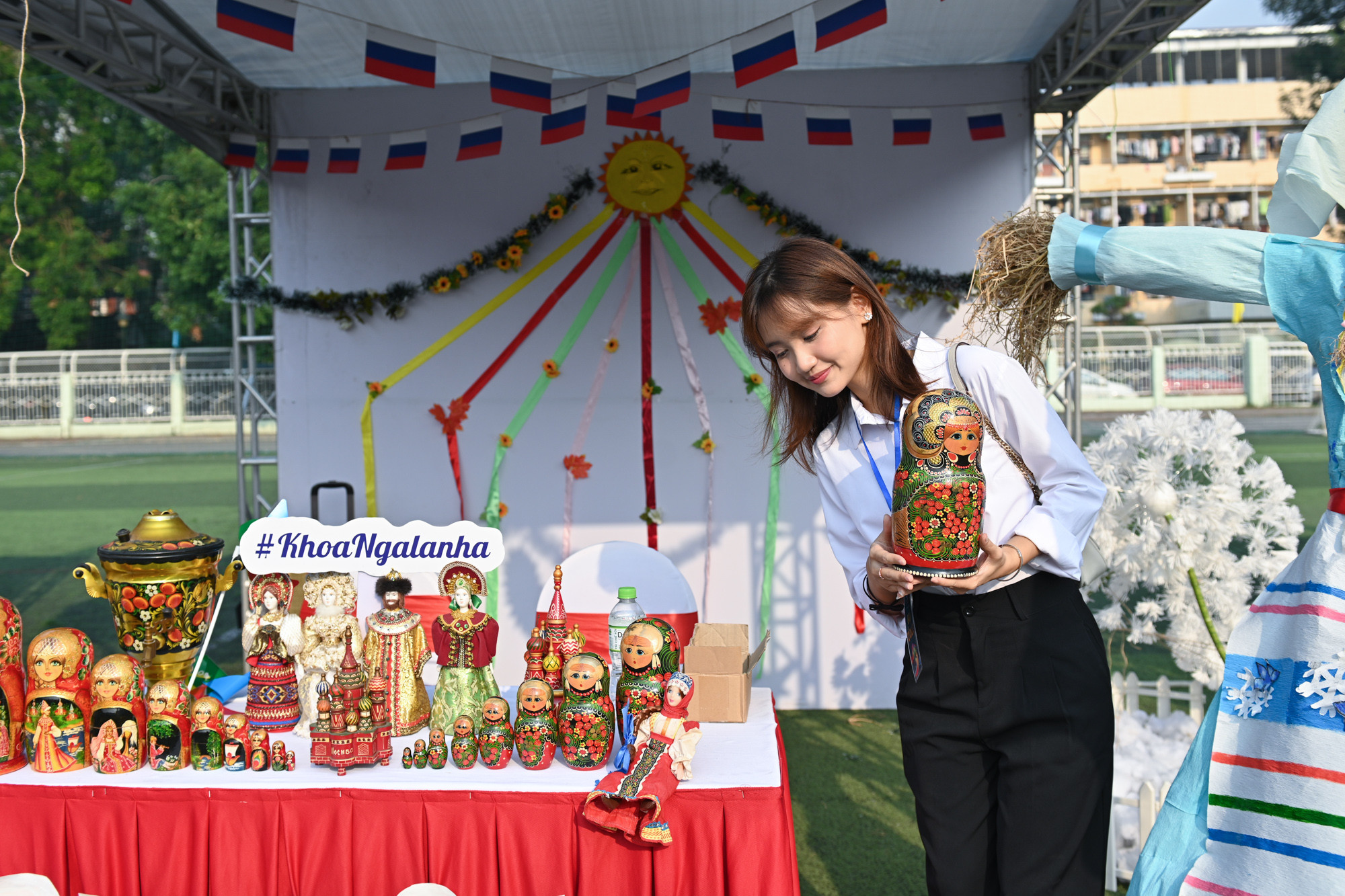 Không gian văn hóa các quốc gia trên thế giới ngay tại khuôn viên Festival.