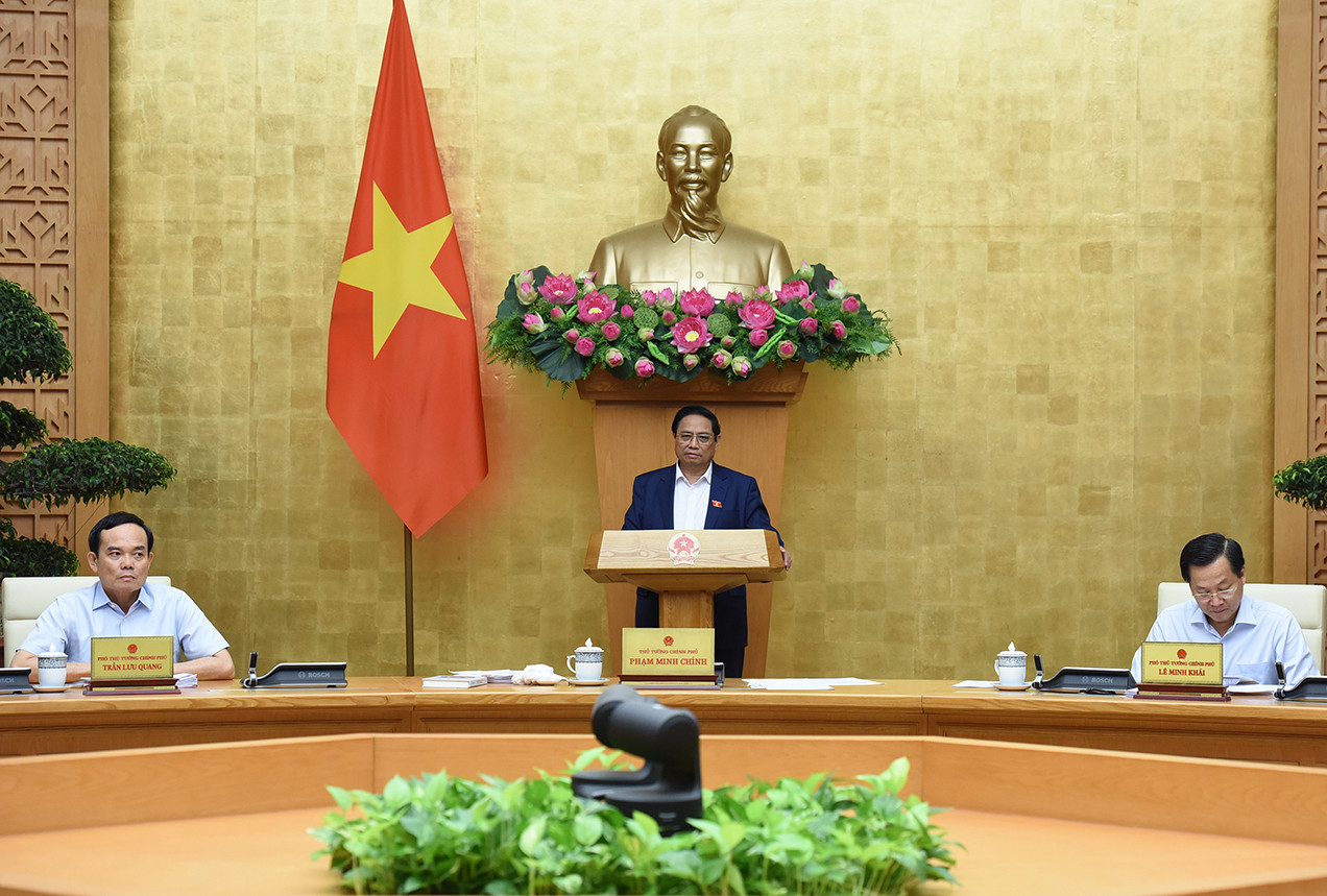 Thủ tướng Phạm Minh Chính chủ trì Phiên họp Chính phủ thường kỳ tháng 5/2024.