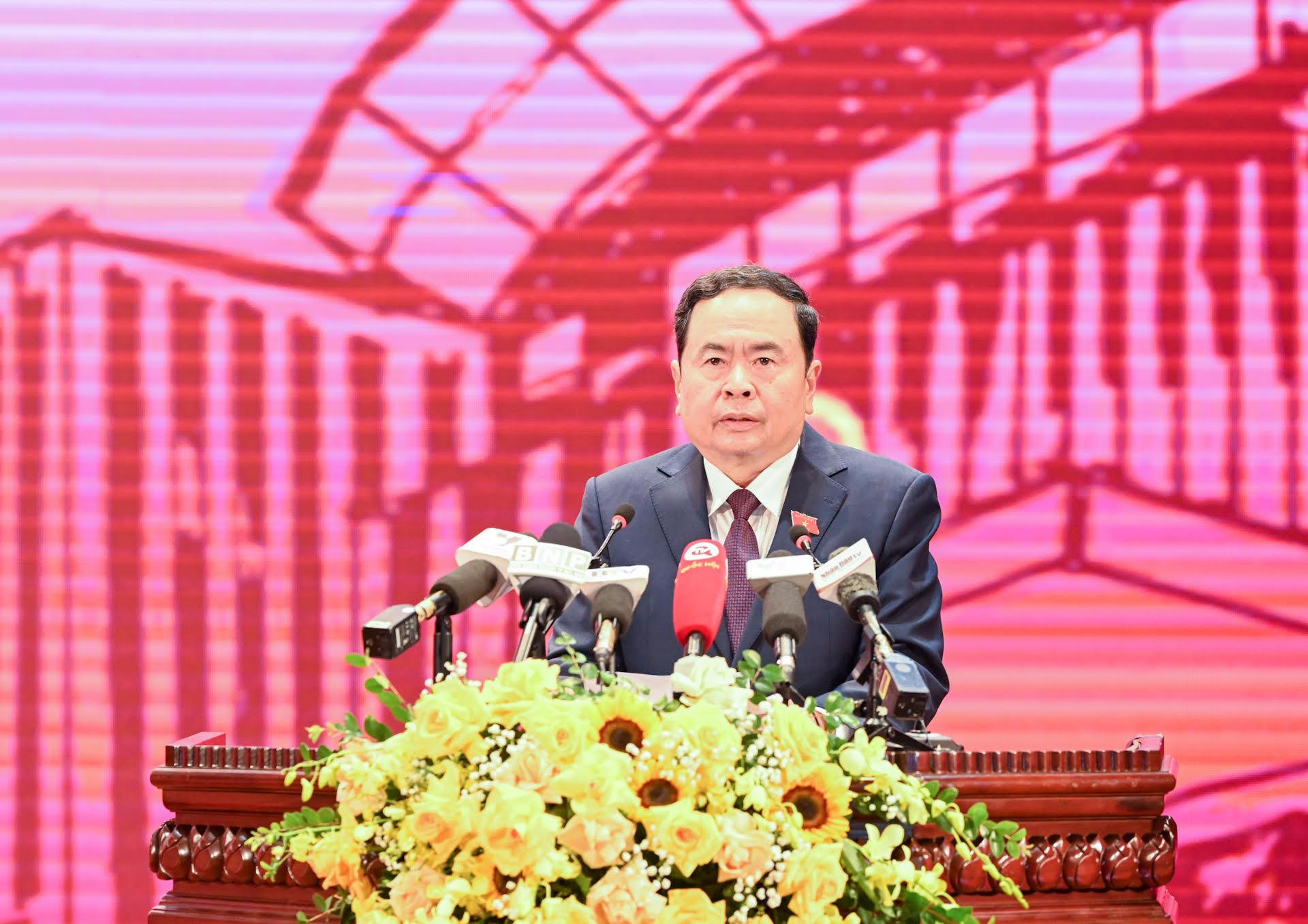 Phó Chủ tịch Thường trực Quốc hội Trần Thanh Mẫn, Trưởng Ban Chỉ đạo Hội thảo phát biểu khai mạc.