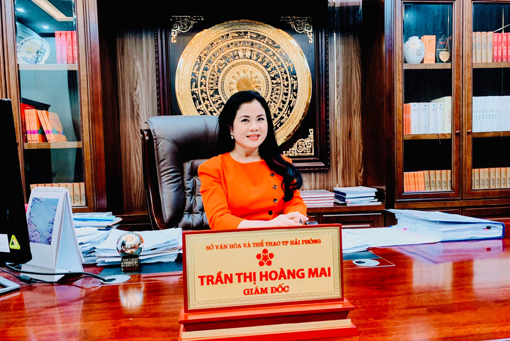 Giám đốc Sở Văn hóa và Thể thao Hải Phòng Trần Thị Hoàng Mai. Giám đốc Sở Văn hóa và Thể thao Hải Phòng Trần Thị Hoàng Mai.