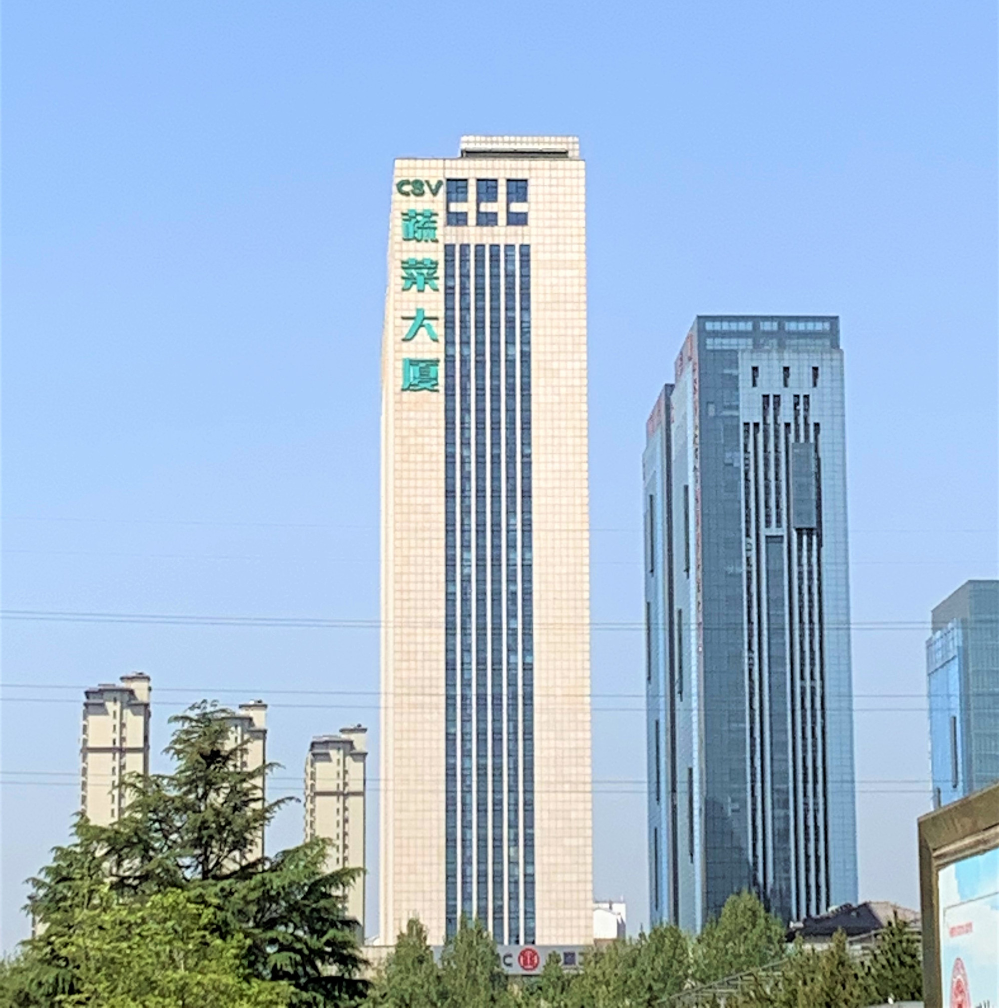 Tòa nhà cao nhất của thành phố, được đặt tên là "tòa nhà rau củ quả".