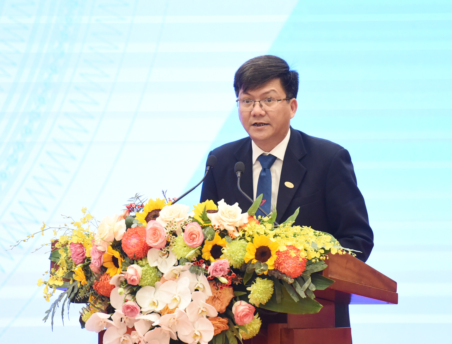 Phó Tổng Giám đốc Tổng Công ty, Phó Tổng giám đốc Tổng Công ty Đường sắt Việt Nam Hoàng Năng Khang phát biểu.